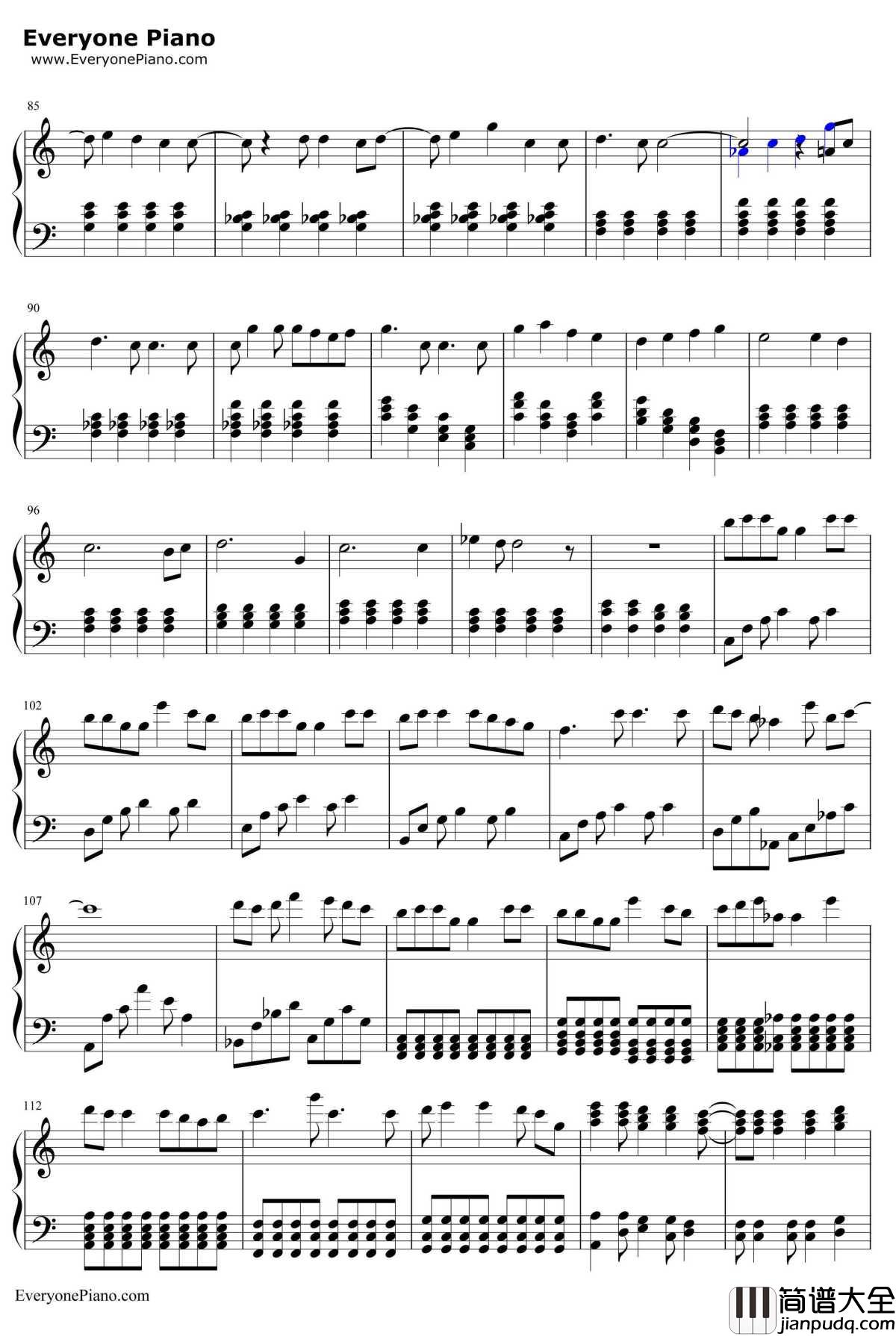 SPiCa钢琴谱_初音ミク初音未来