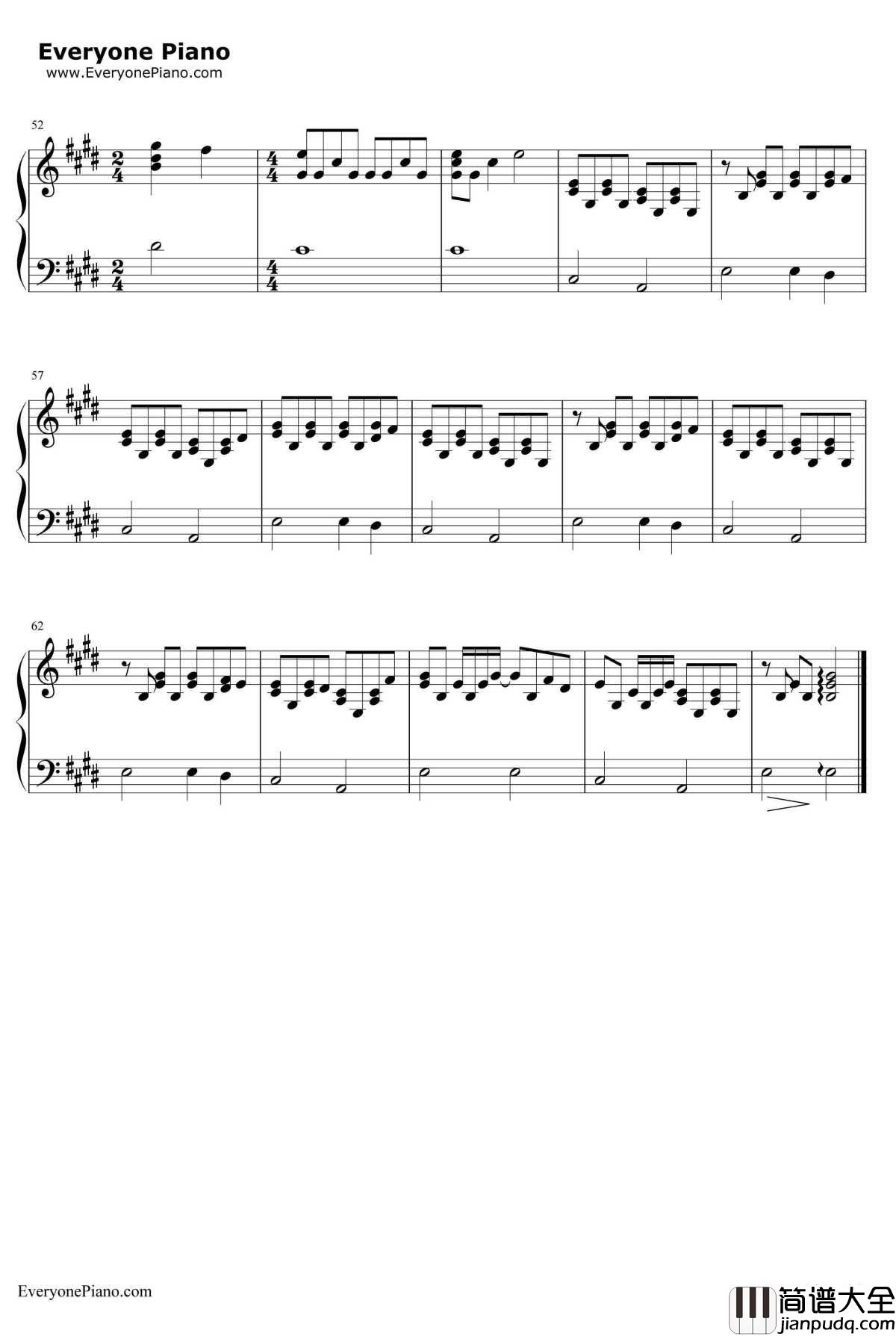 Skinny_Love钢琴谱_Birdy