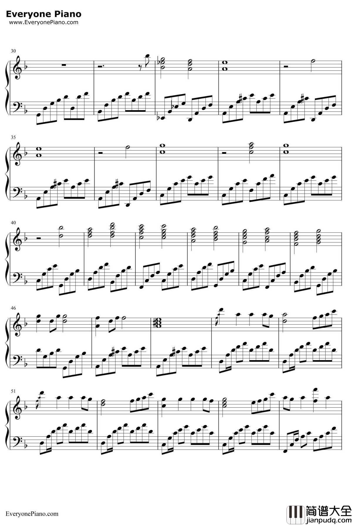 Star_Sky钢琴谱_TwoStepsfromHell