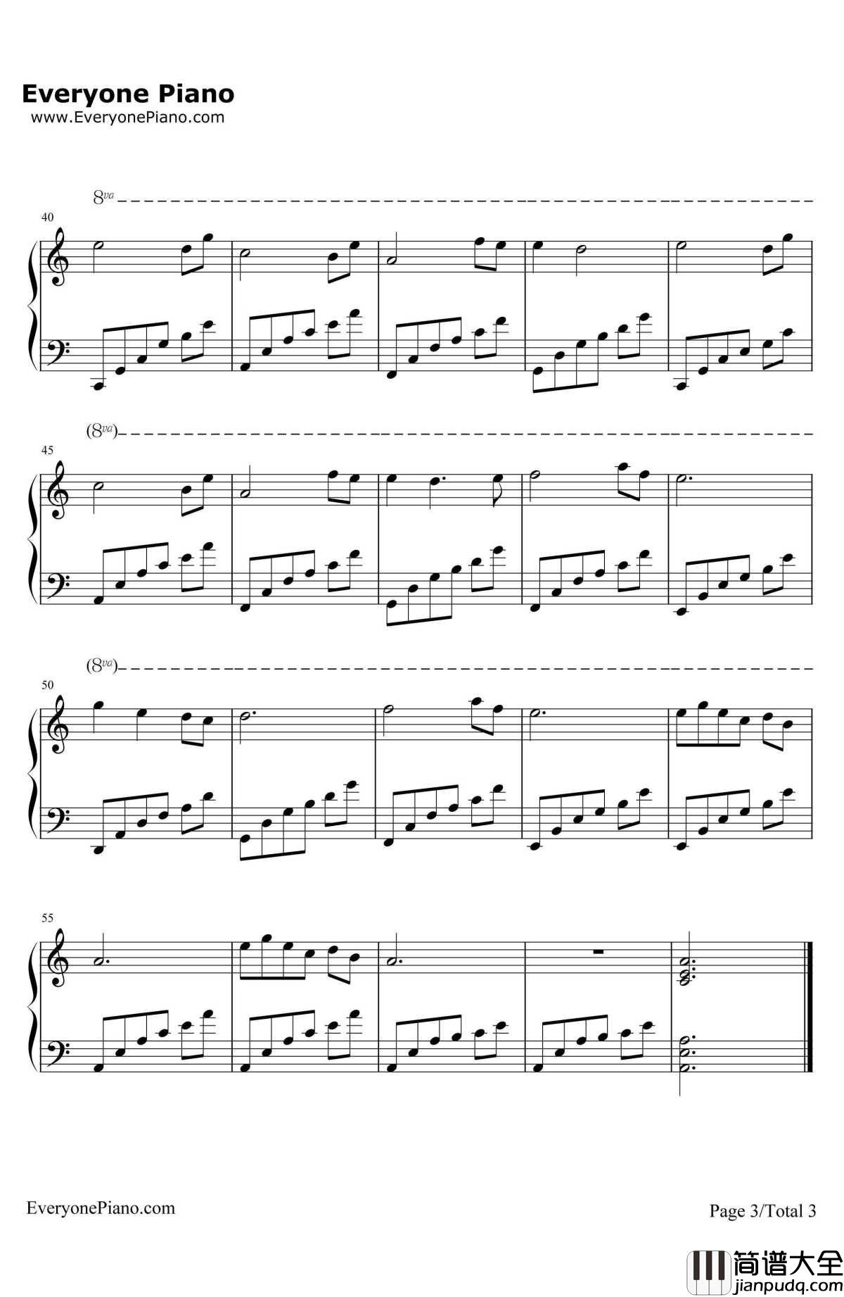 仙境钢琴谱_班得瑞