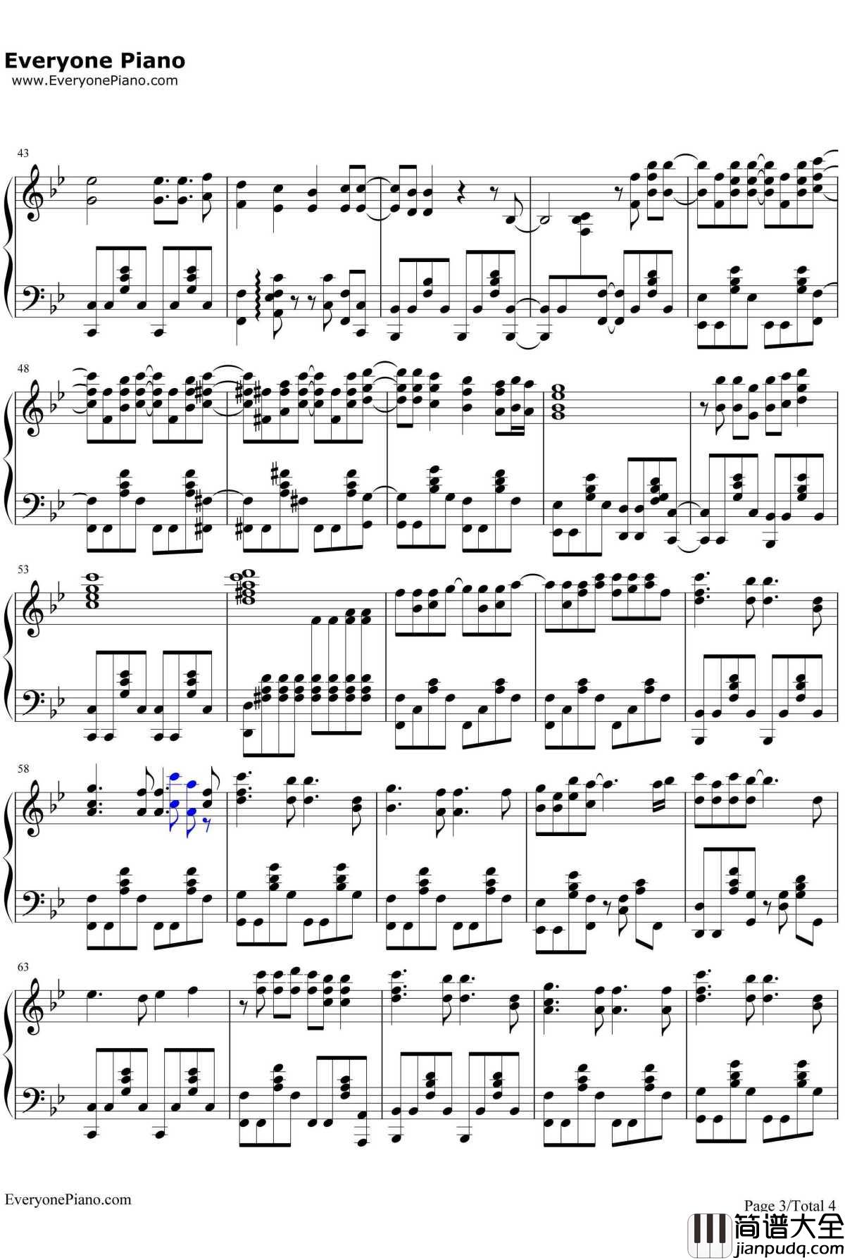 相遇天使钢琴谱_放课后ティータイム_天使にふれたよ__轻音少女_