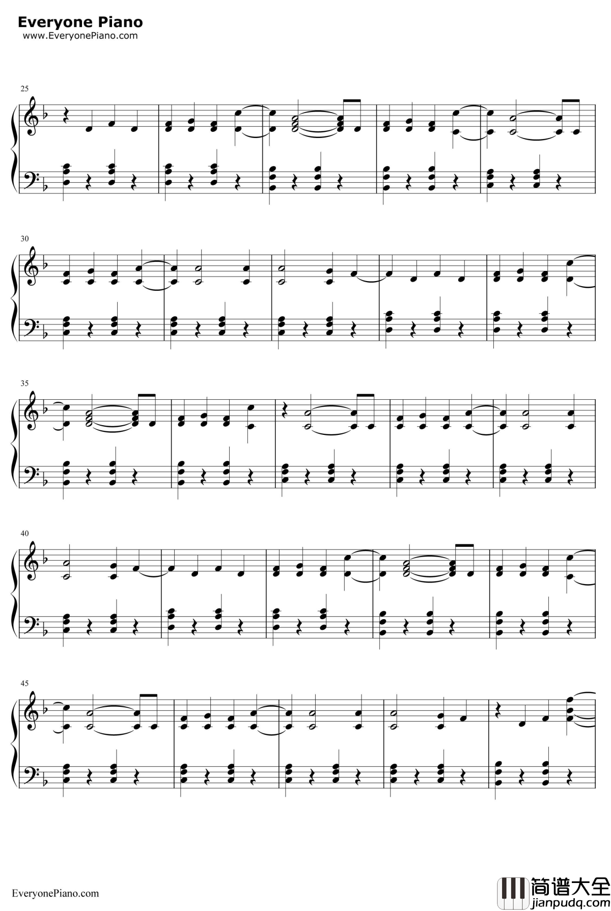 The_Scientist钢琴谱_Coldplay