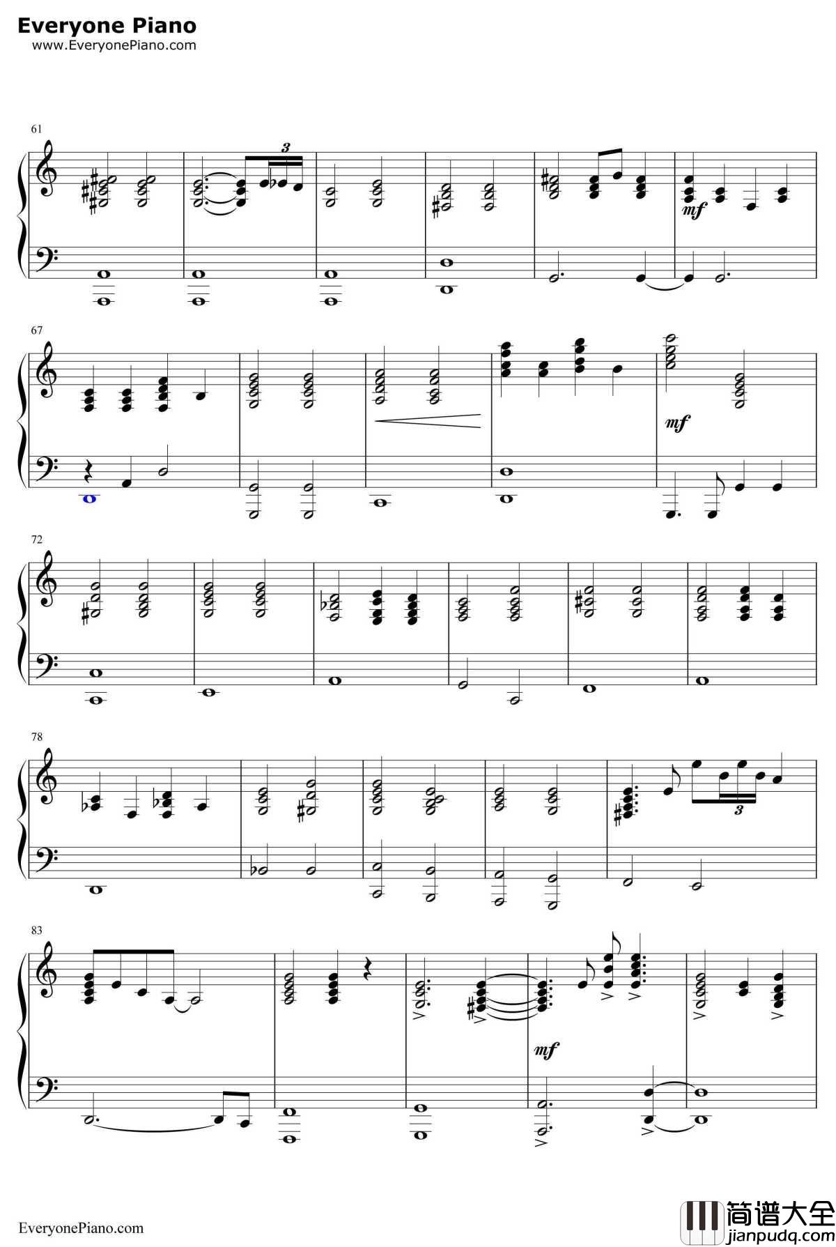 New_York_State_Of_Mind钢琴谱_BillyJoel_比利·乔尔