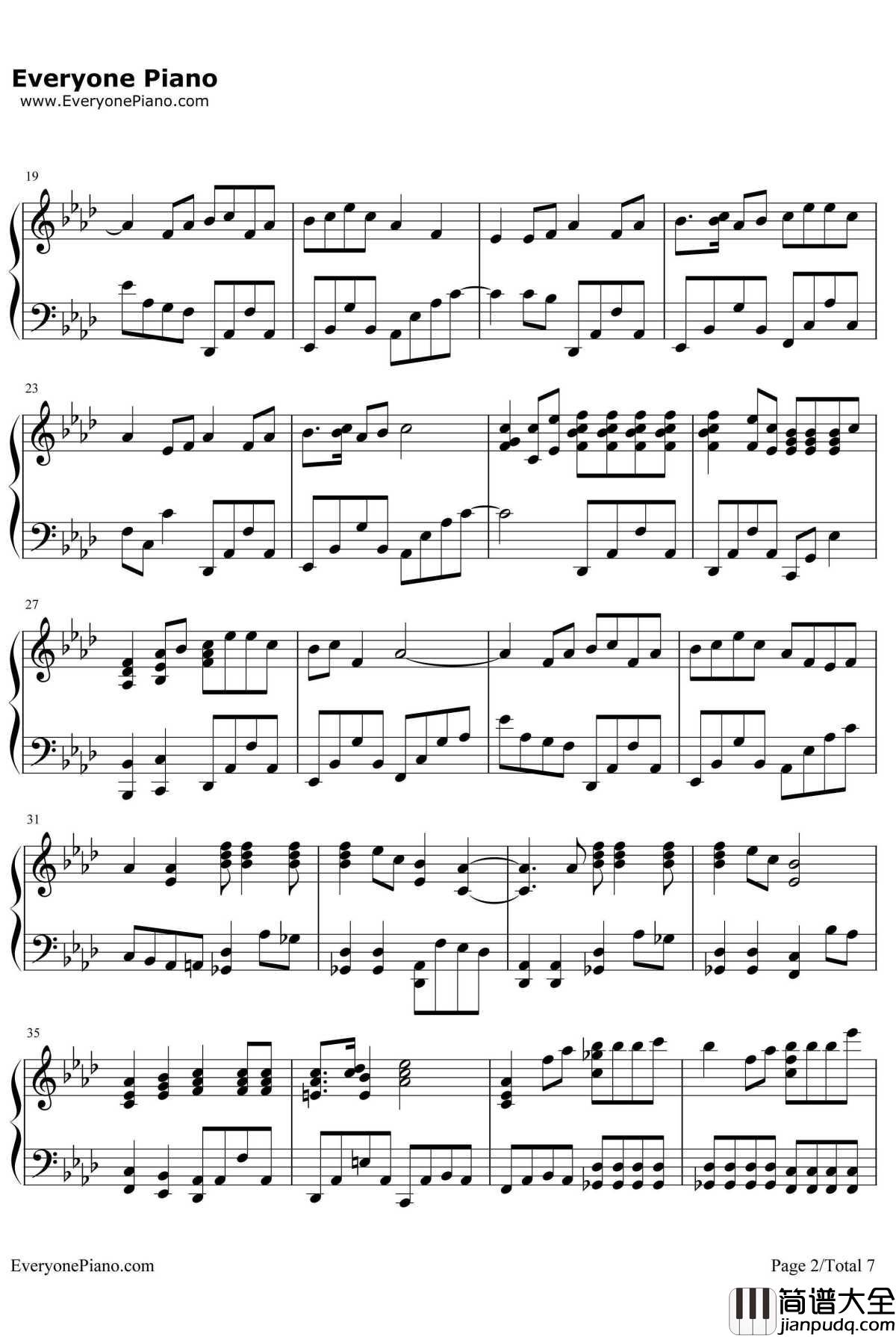 Asian_Dream_Song钢琴谱_久石让