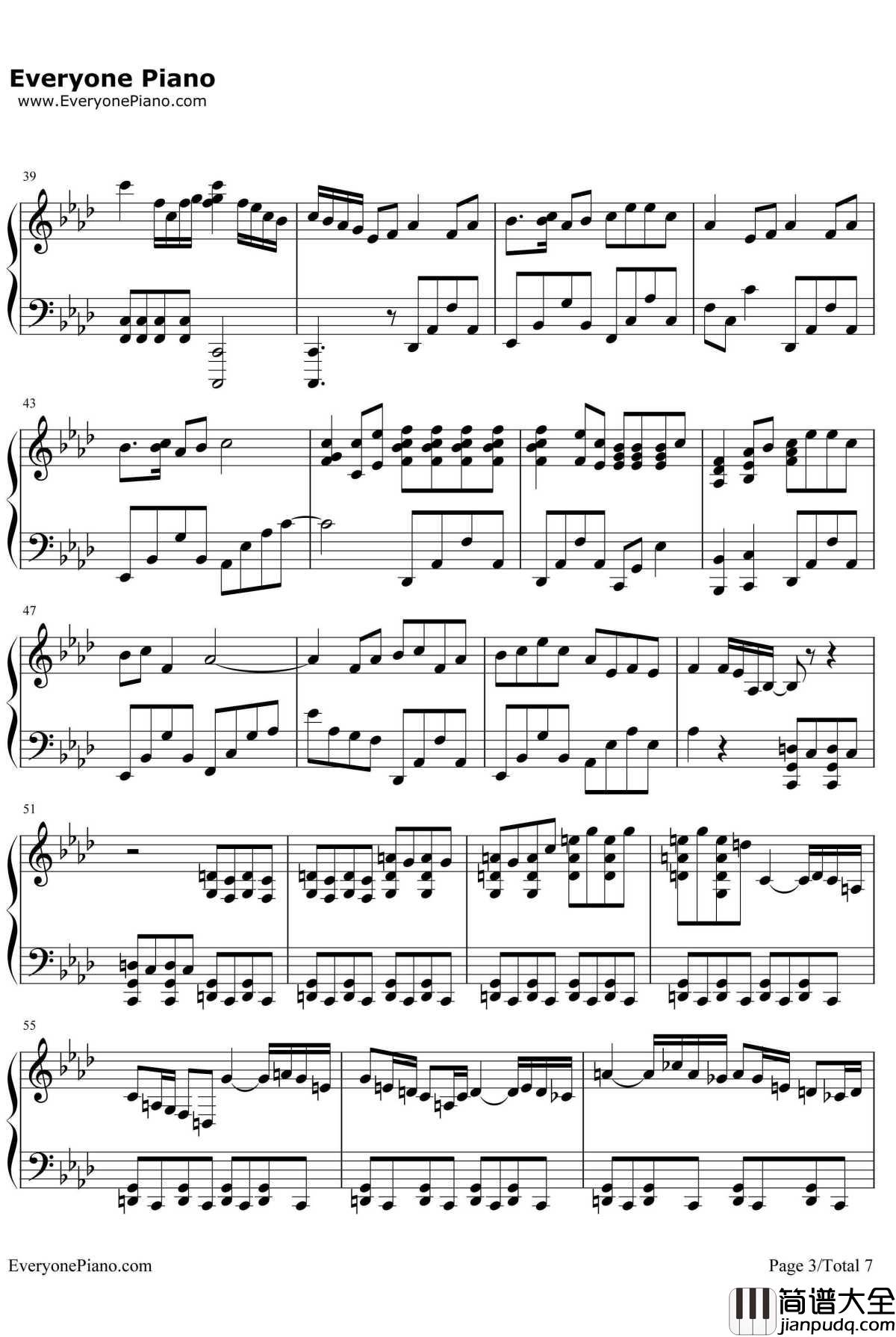 Asian_Dream_Song钢琴谱_久石让