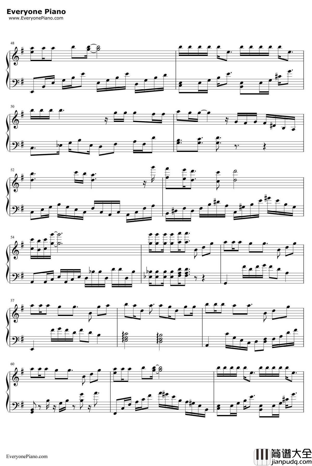 耿耿于怀钢琴谱_王笑文_最好的我们主题曲