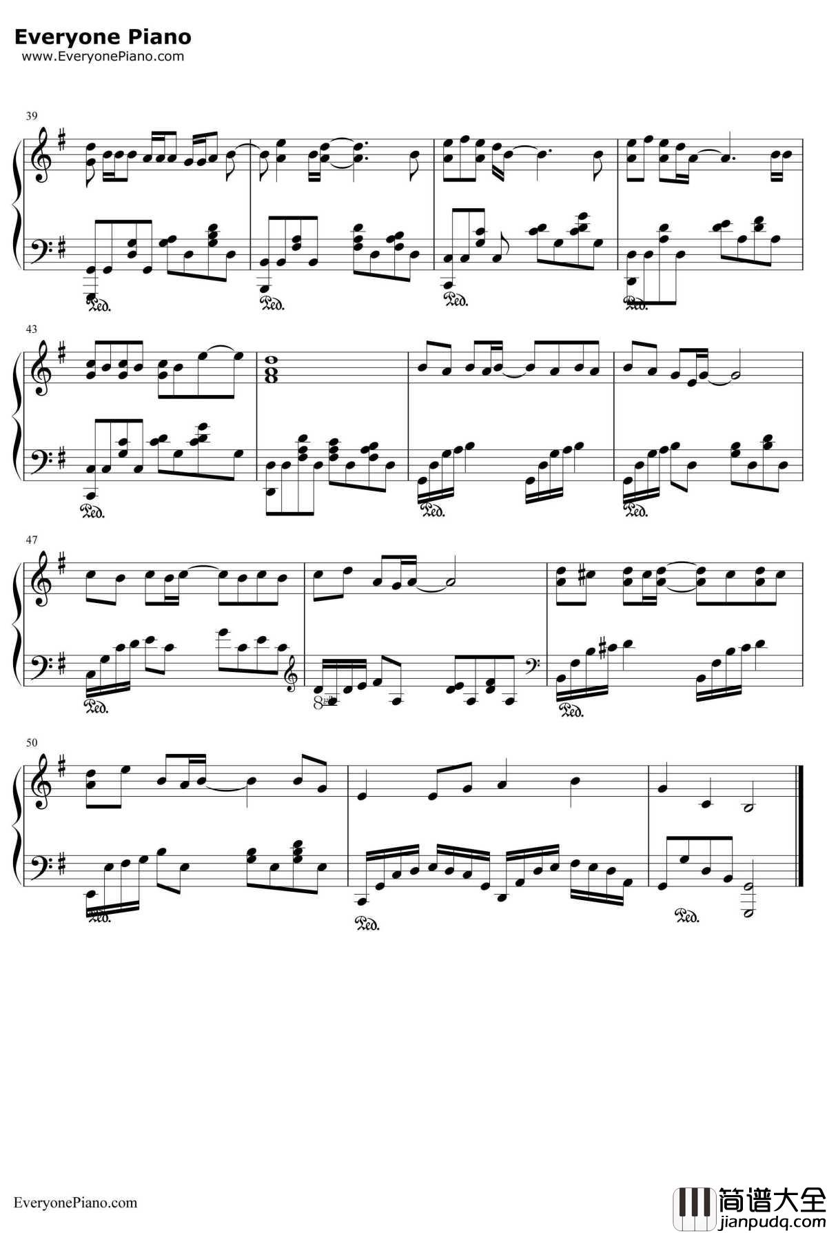 温柔钢琴谱_五月天__爱情万岁_