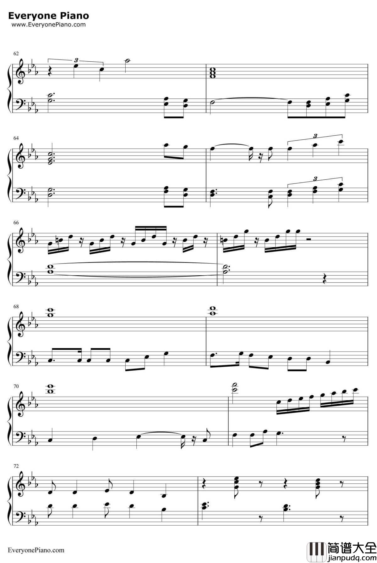 宇宙戦艦ヤマト钢琴谱_佐佐木功_宇宙戦艦ヤマトOP