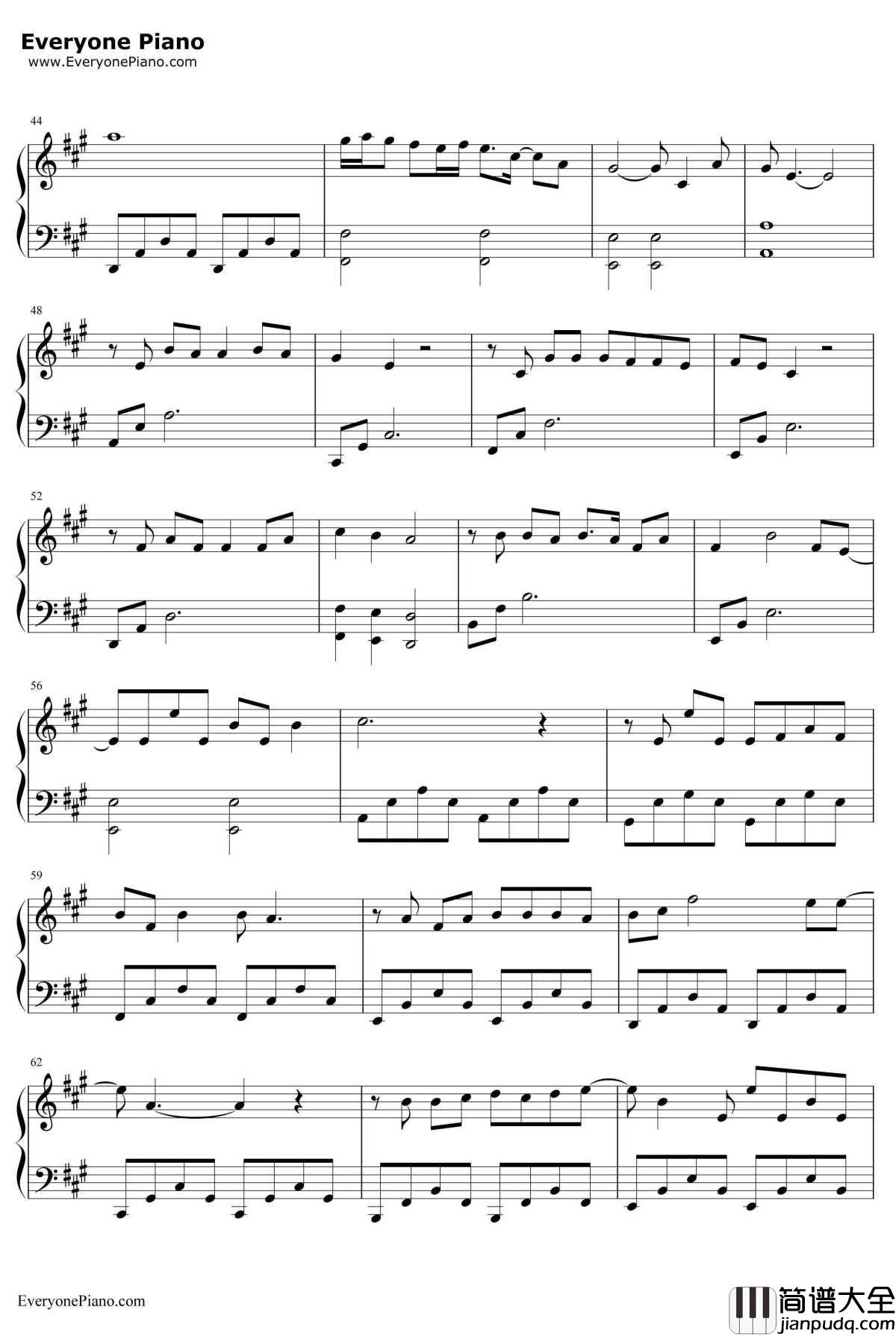 好好爱个女孩钢琴谱_张信哲