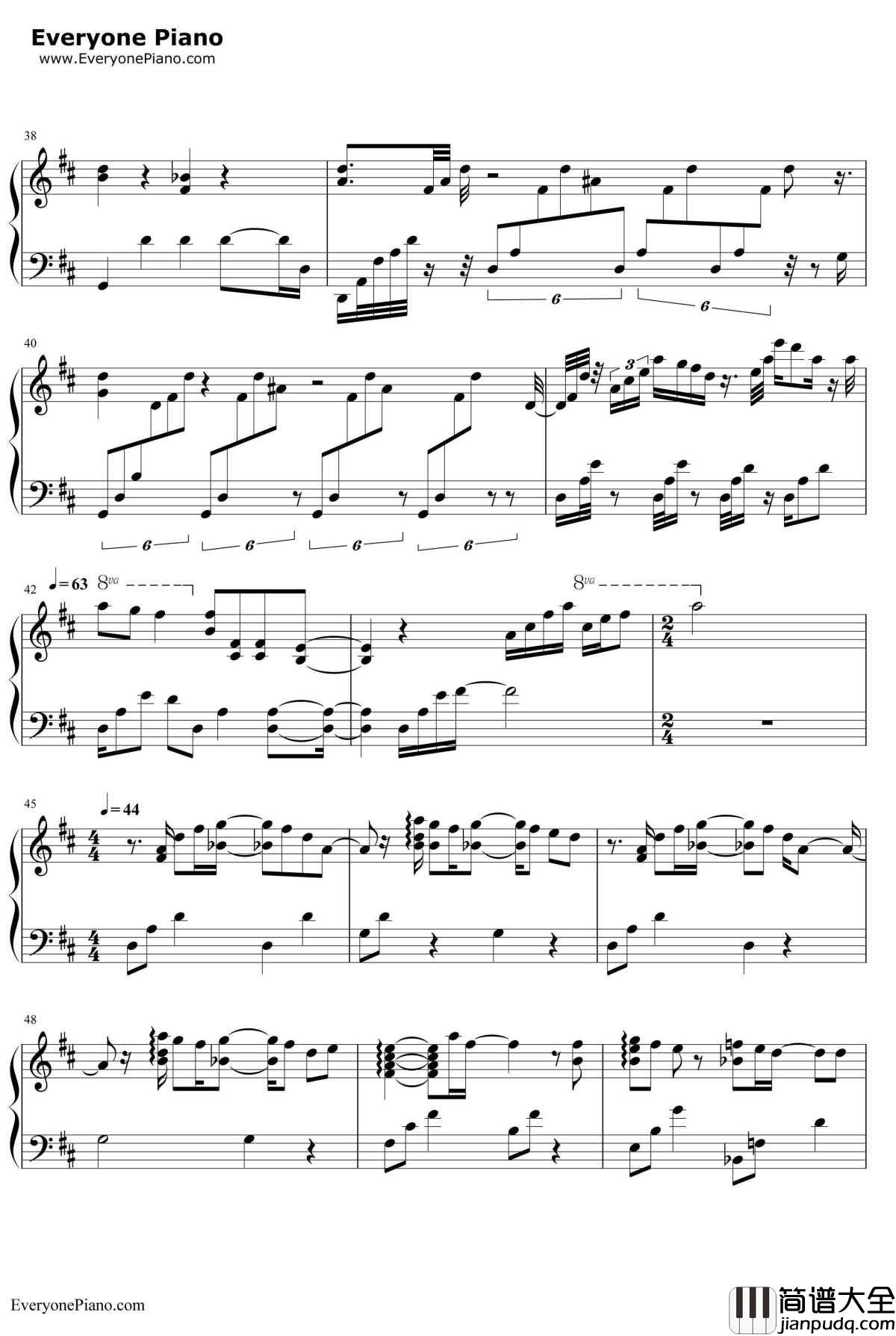 樱花抄钢琴谱_天门_秒速5厘米OST