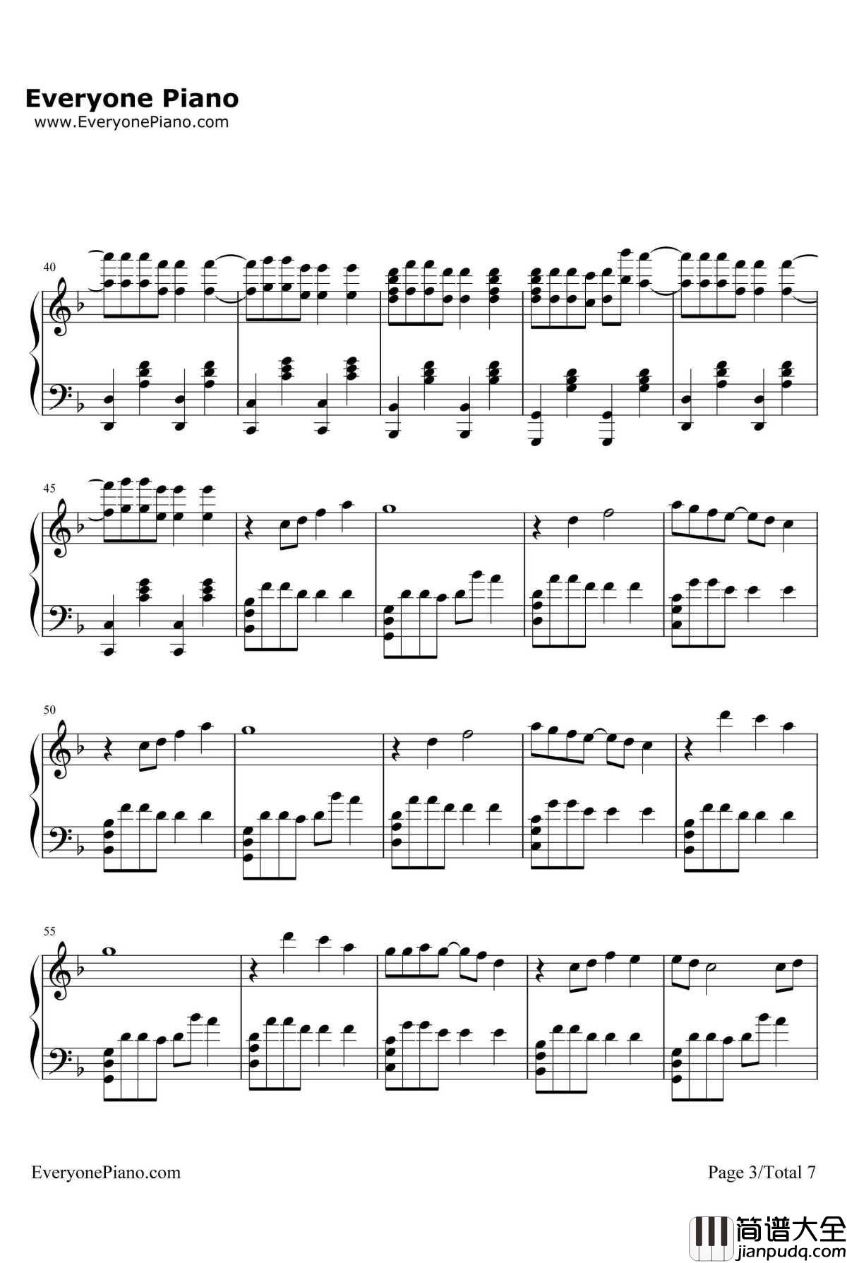 Outside钢琴谱_CalvinHarris&EllieGoulding