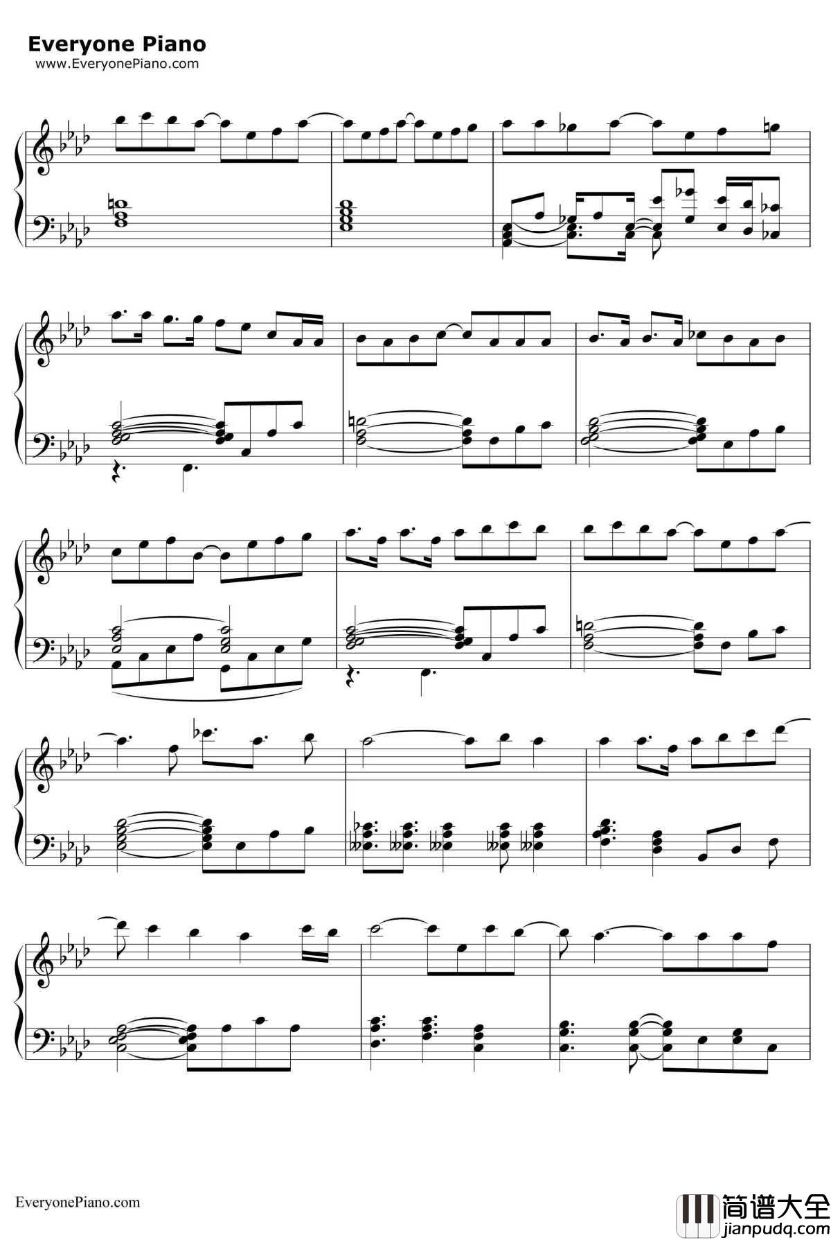 神のまにまに钢琴谱_初音未来镜音双子GUMI_初音未来镜音双子GUMI