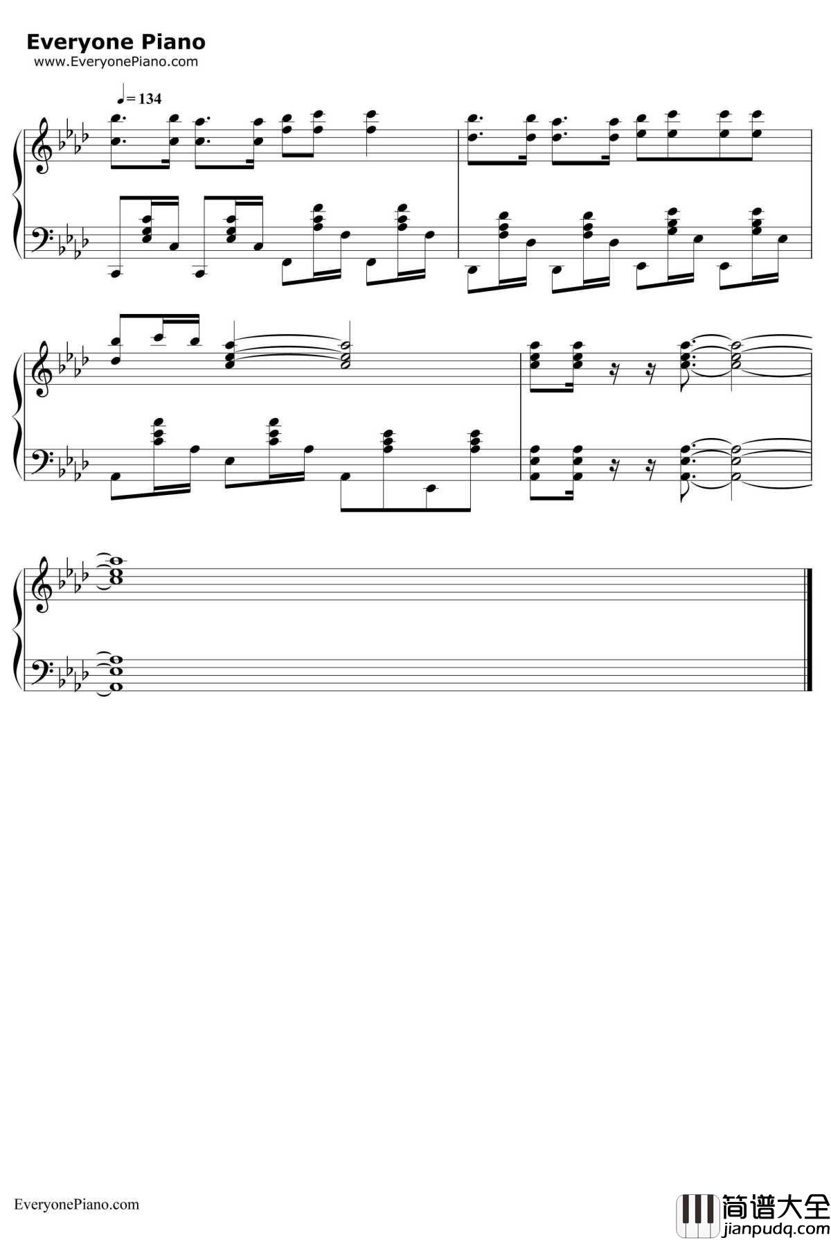 神のまにまに钢琴谱_初音未来镜音双子GUMI_初音未来镜音双子GUMI