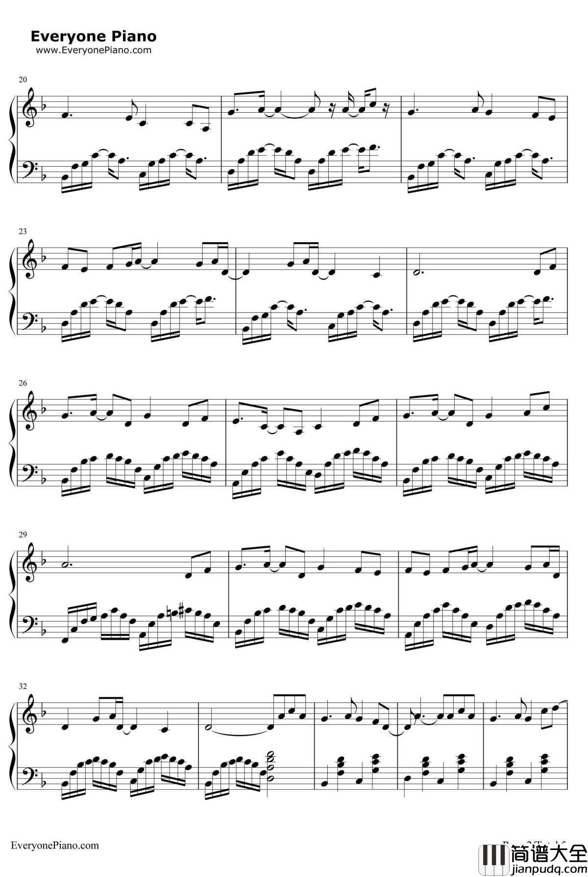 牵丝戏钢琴谱_银临Aki阿杰_银临Aki阿杰