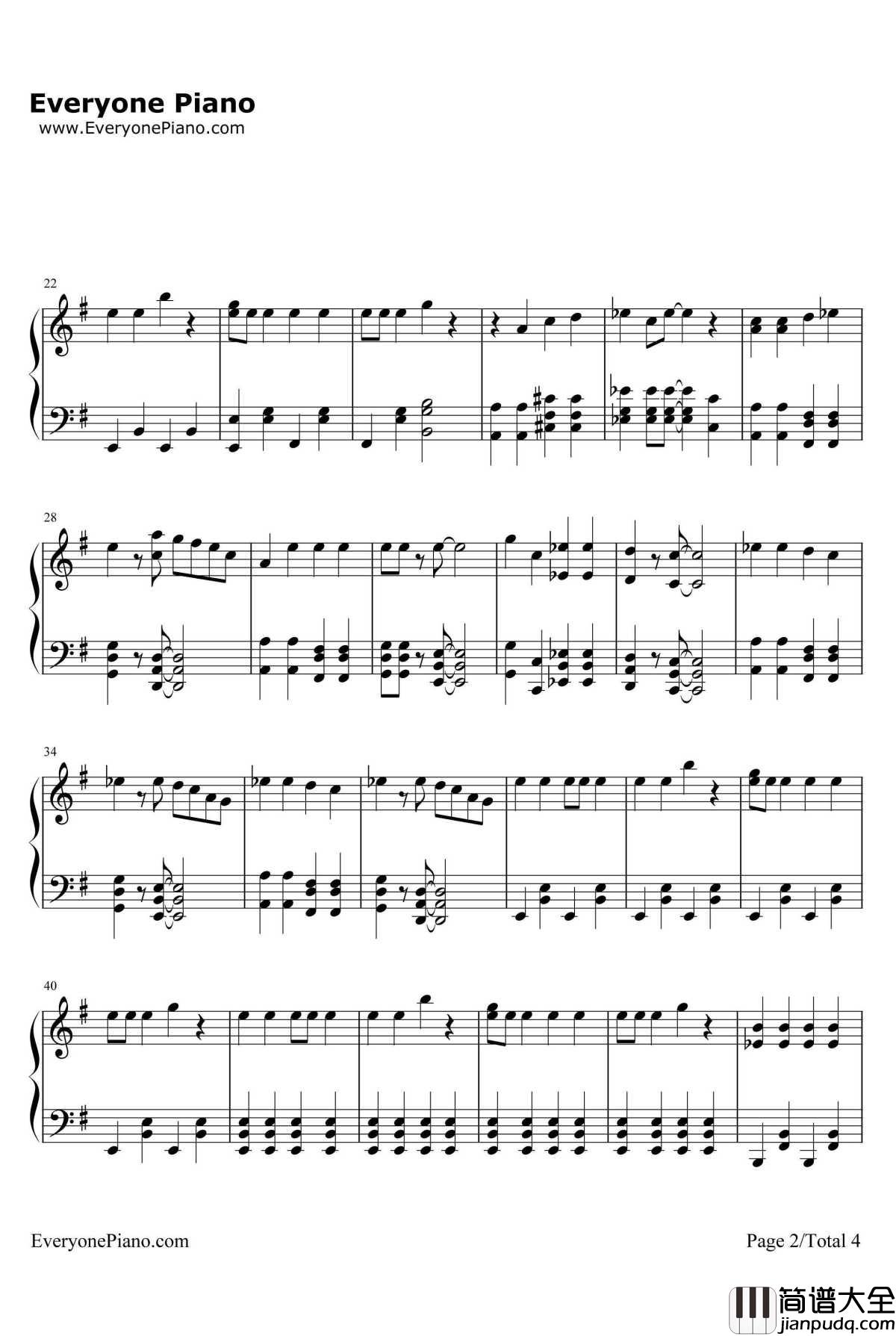 Los!_Los!_Los!钢琴谱_谭雅•提古雷查夫(CV:悠木碧)_幼女战记ED