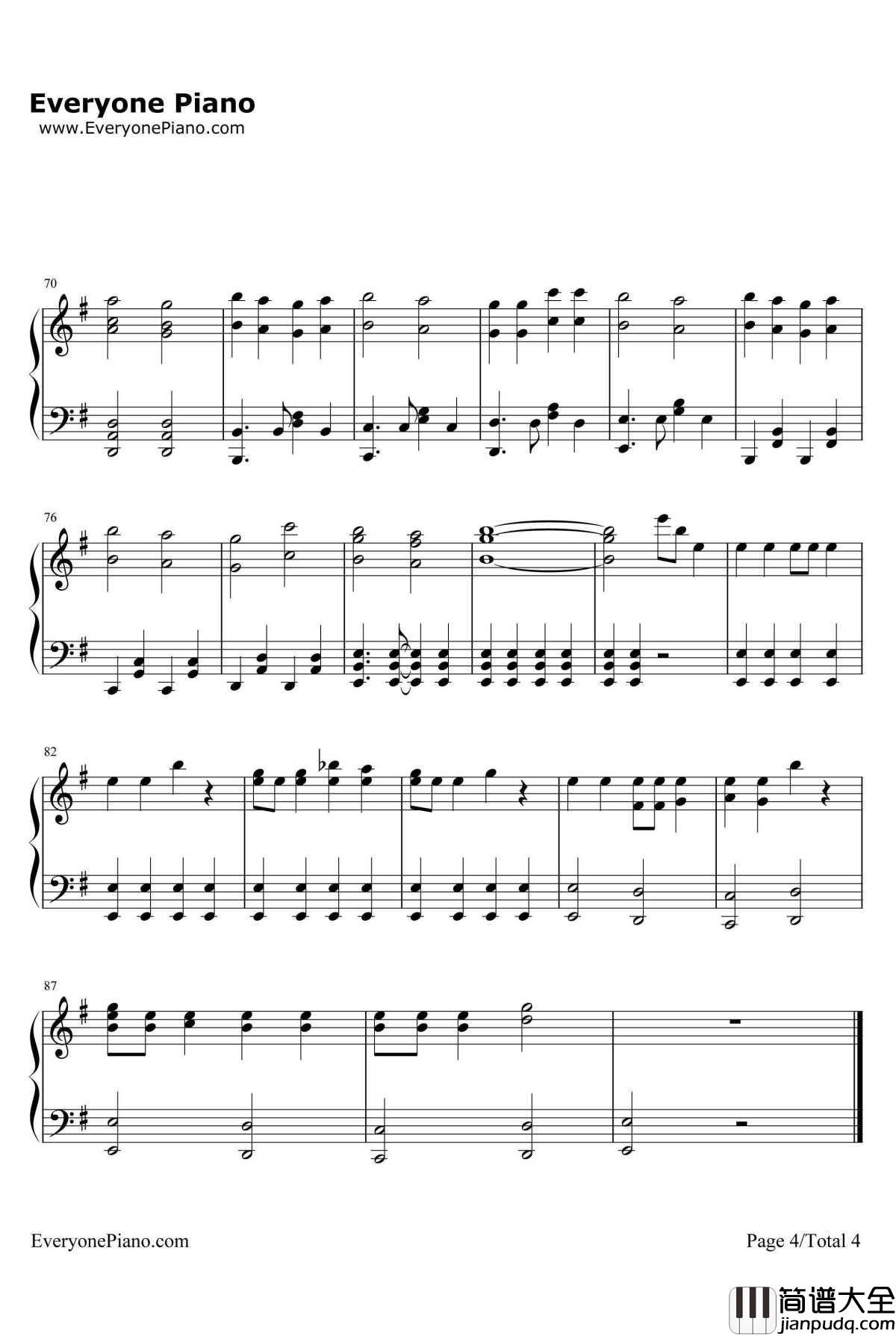 Los!_Los!_Los!钢琴谱_谭雅•提古雷查夫(CV:悠木碧)_幼女战记ED