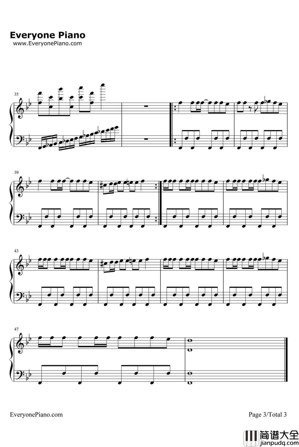 绅士钢琴谱_鸟叔_Gentleman_PSY_鸟叔