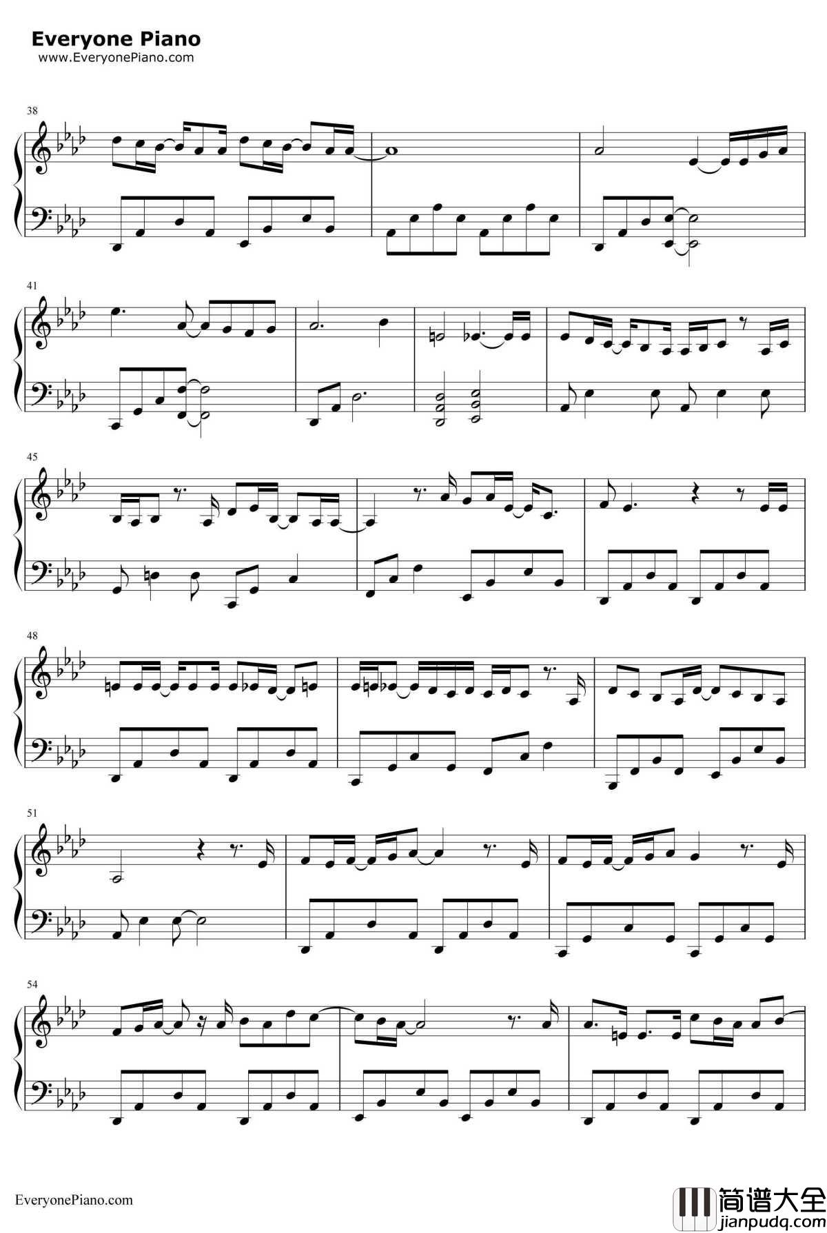 彼此的未来钢琴谱_SNH48