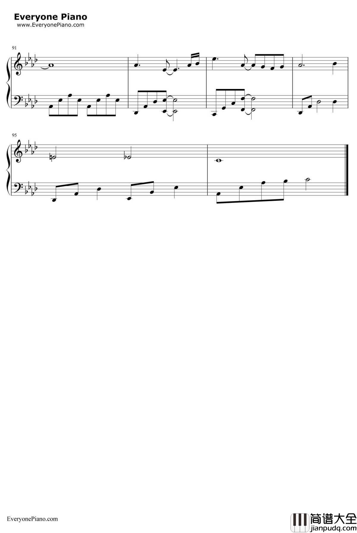 彼此的未来钢琴谱_SNH48