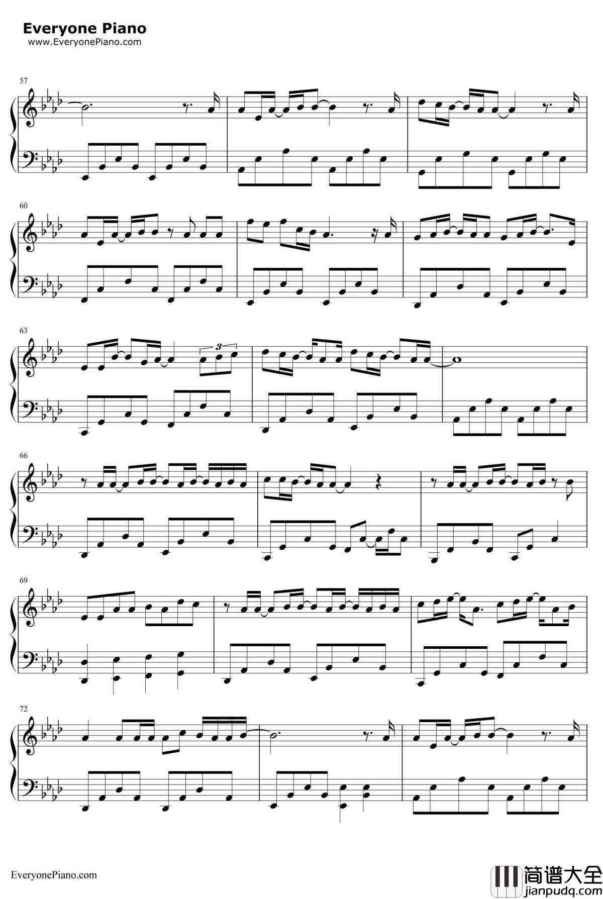 彼此的未来钢琴谱_SNH48