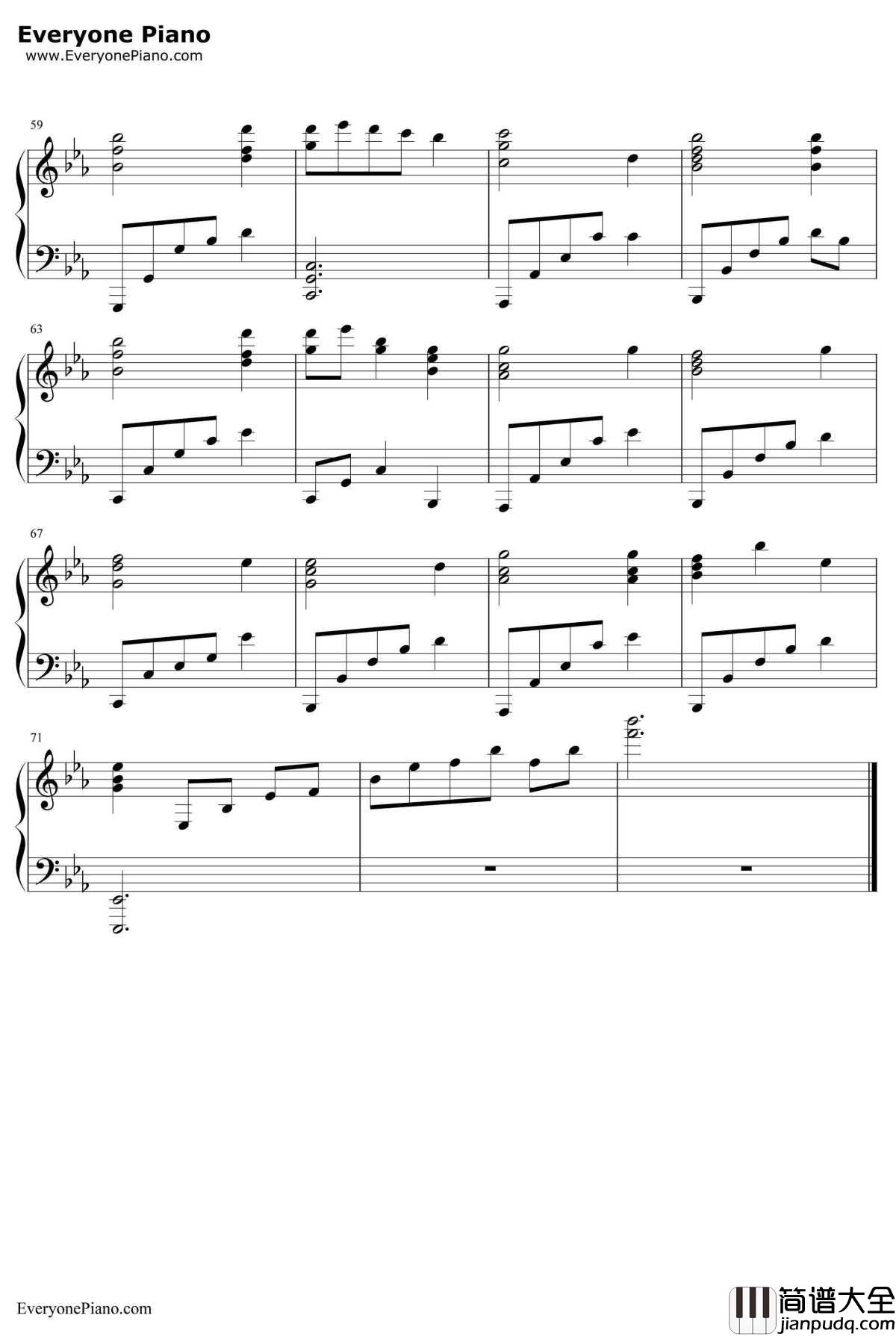 旅钢琴谱_麻枝准_RewriteOST