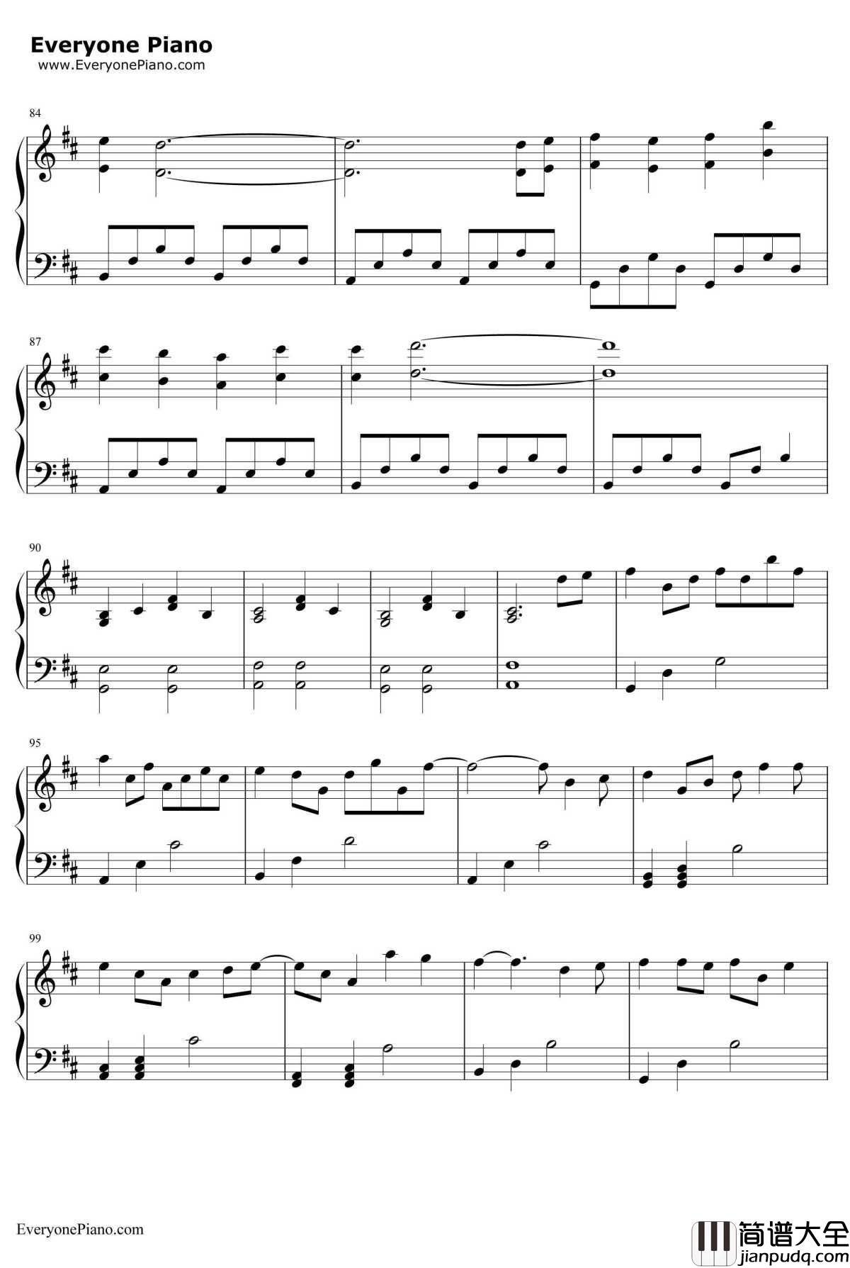 樱花樱花想见你钢琴谱_RSP