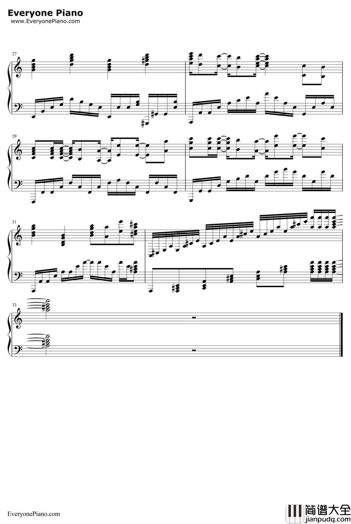 Ignite钢琴谱_蓝井艾露_刀剑神域ⅡOP