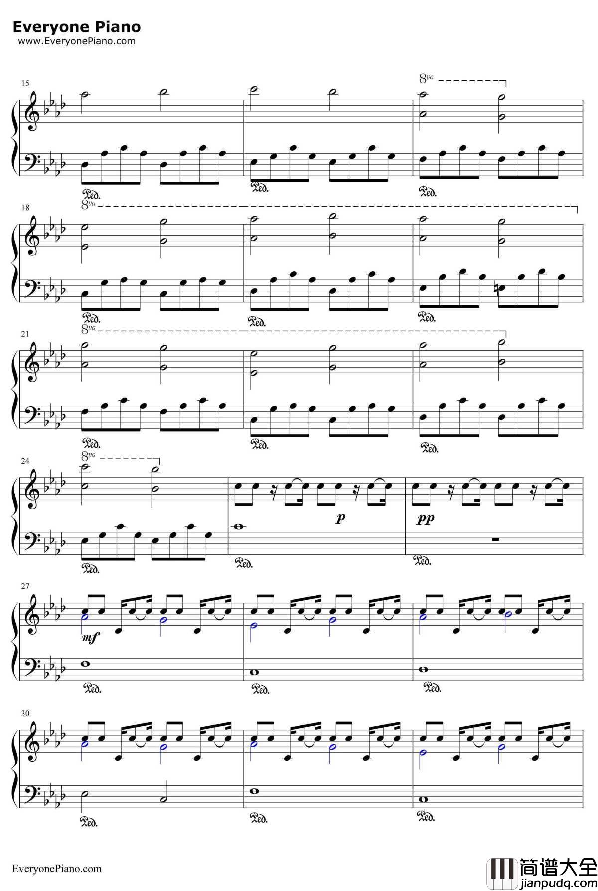 Solitude钢琴谱_坂本龙一