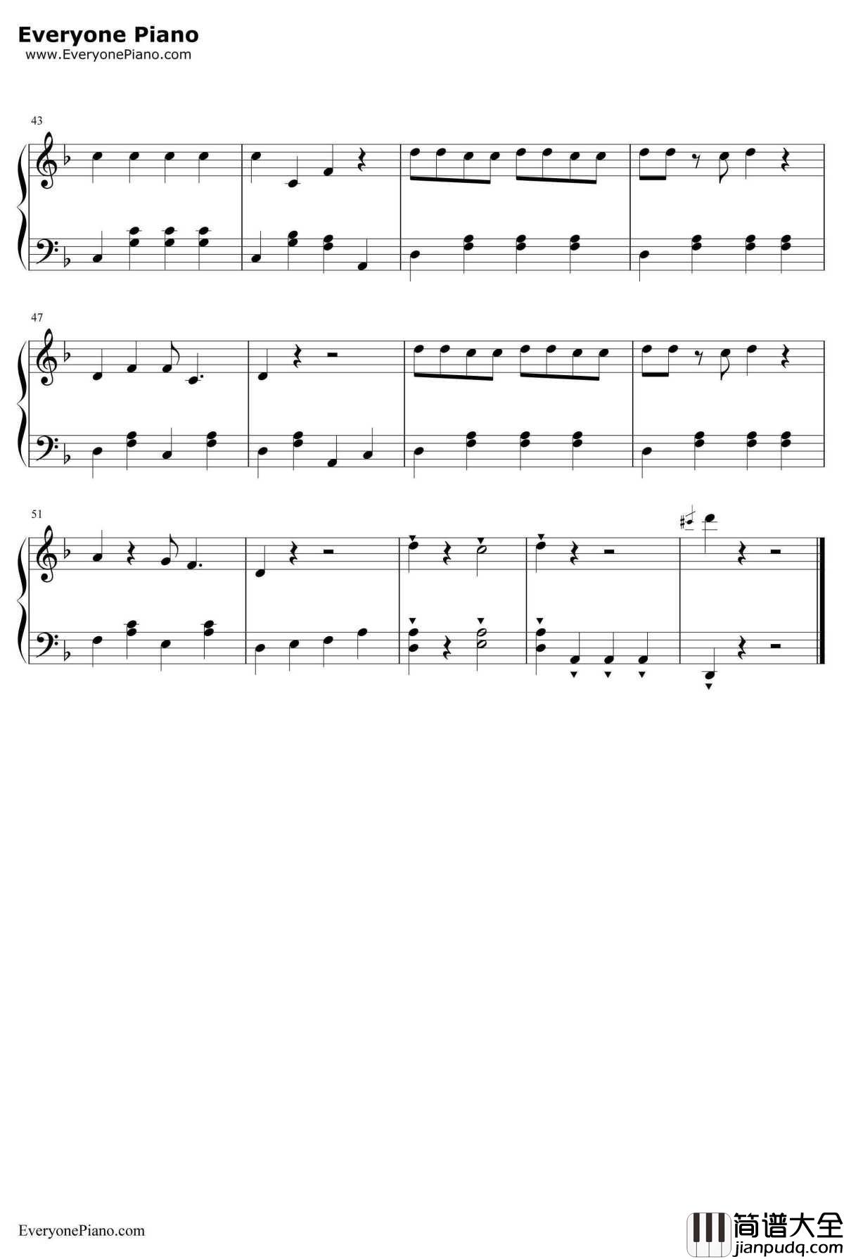 小机灵之歌钢琴谱_小蓓蕾组合