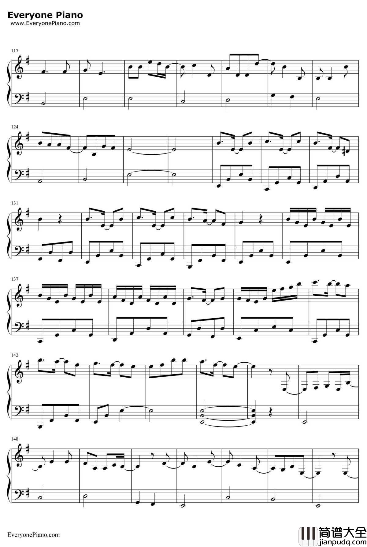 春天的17个瞬间钢琴谱_徐大乐