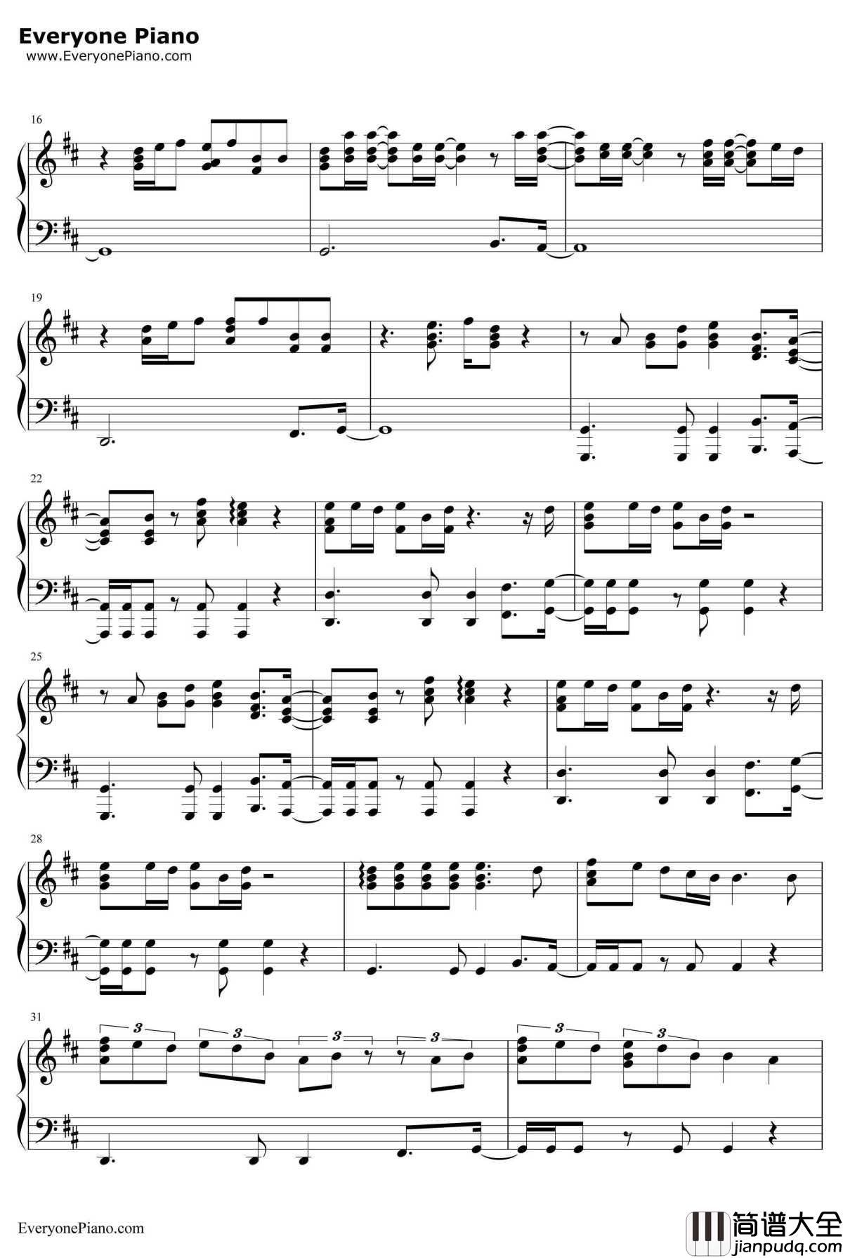 Sexual钢琴谱_Neikedft.Dyo