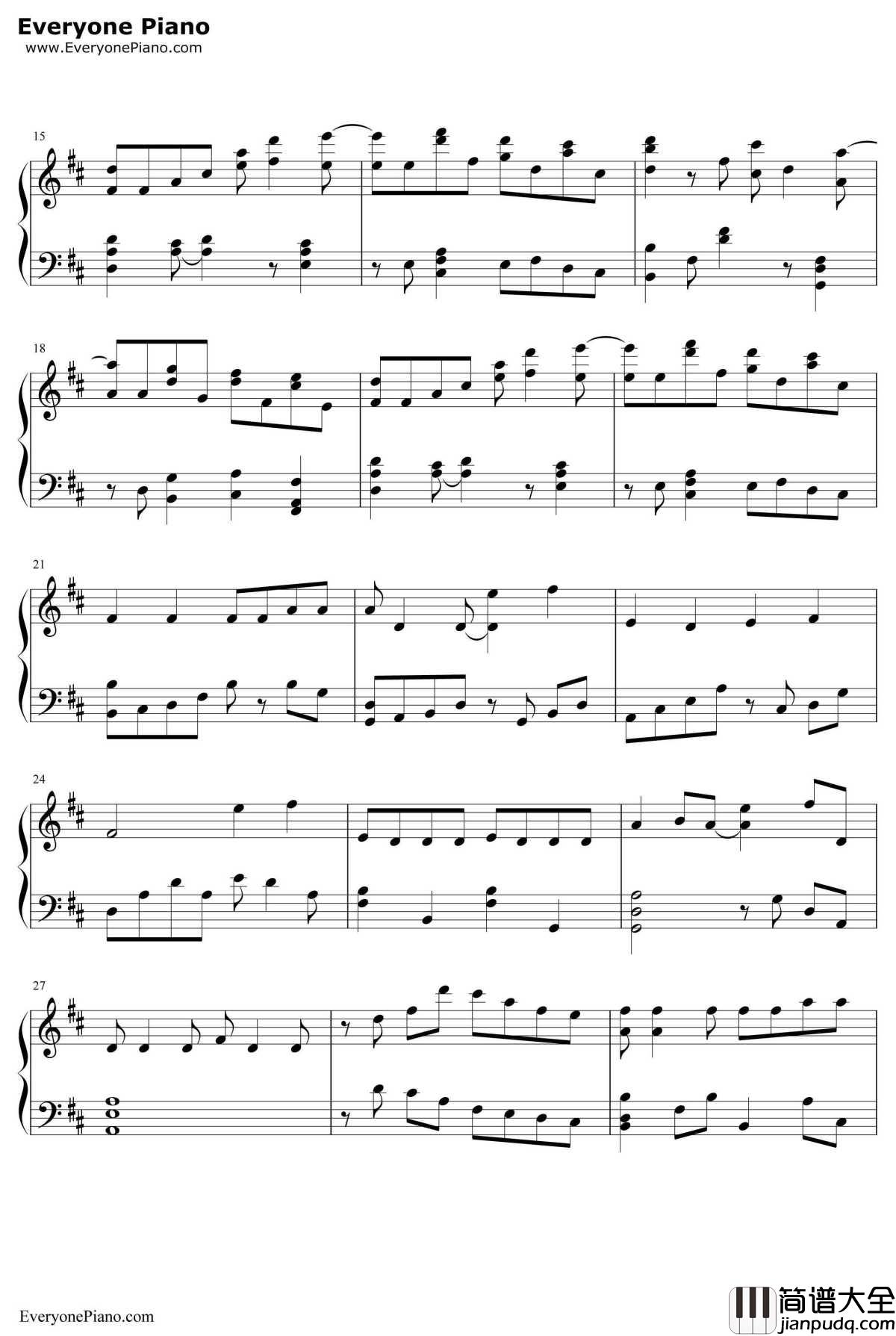 アイのシナリオ钢琴谱_ChicowithHoneyWorks_魔术快斗1412OP2