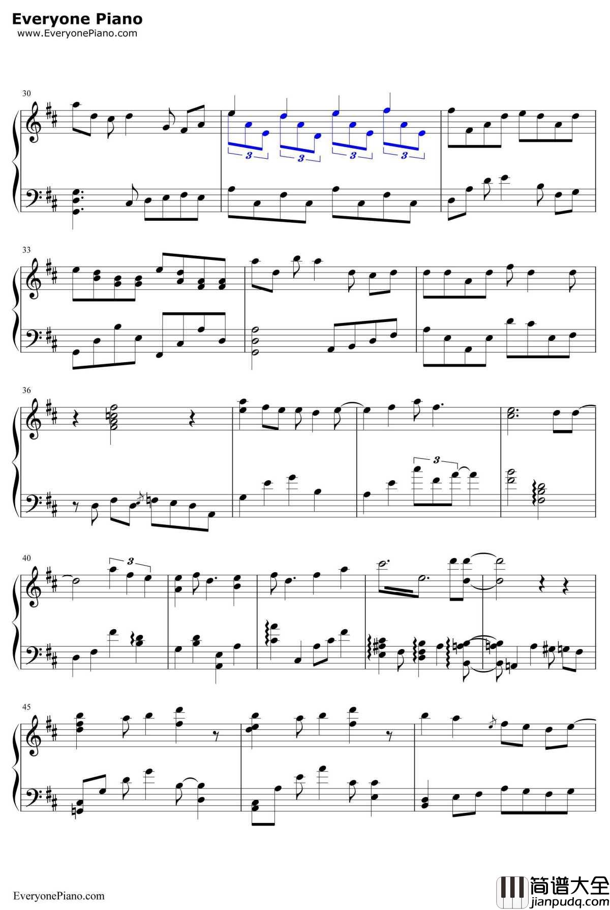 アイのシナリオ钢琴谱_ChicowithHoneyWorks_魔术快斗1412OP2