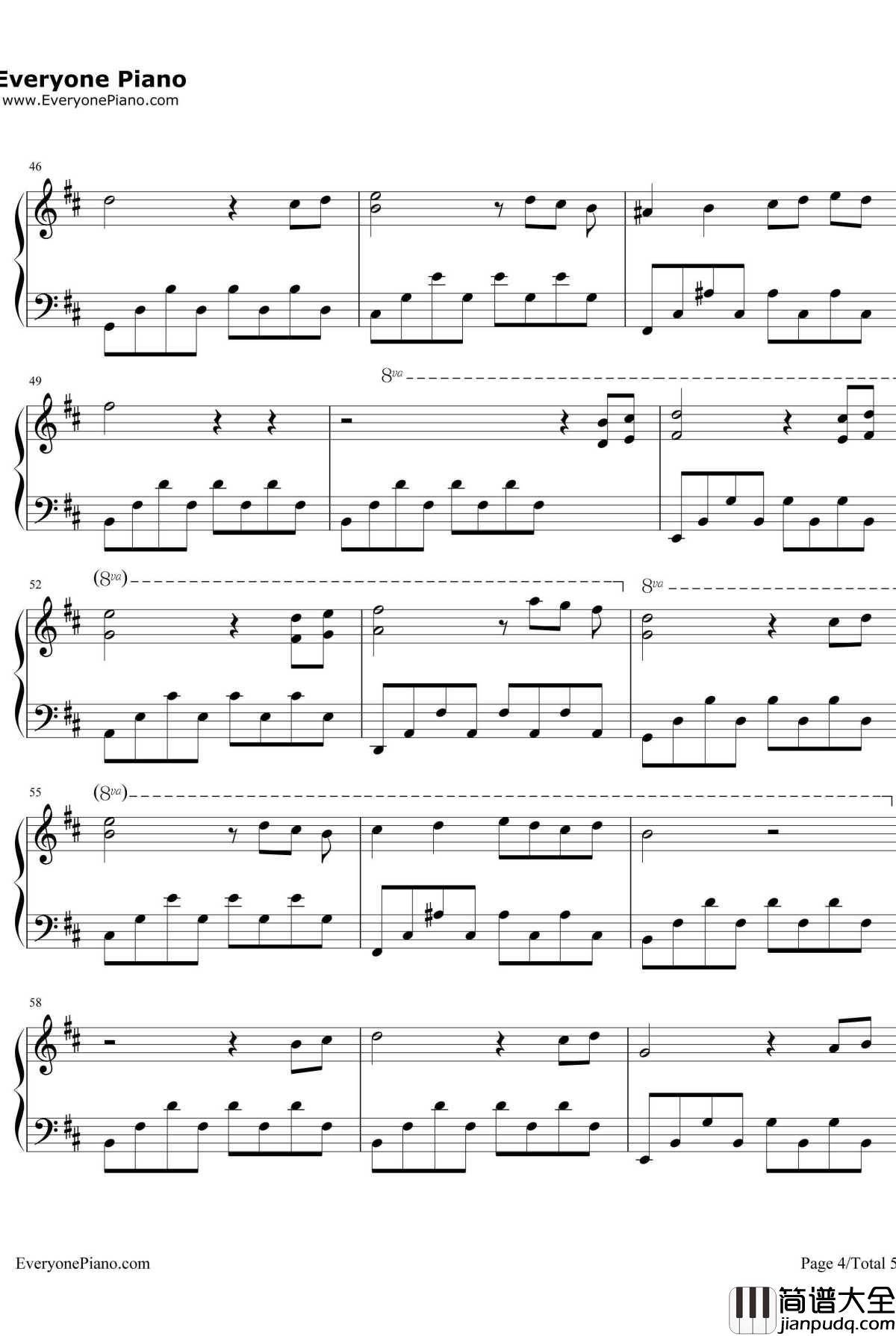 Into_The_Rain钢琴谱_EastRoot