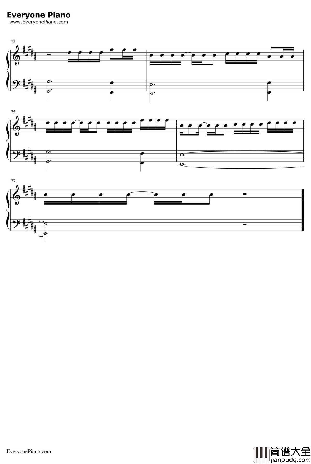 Ignite钢琴谱_AlanWalker