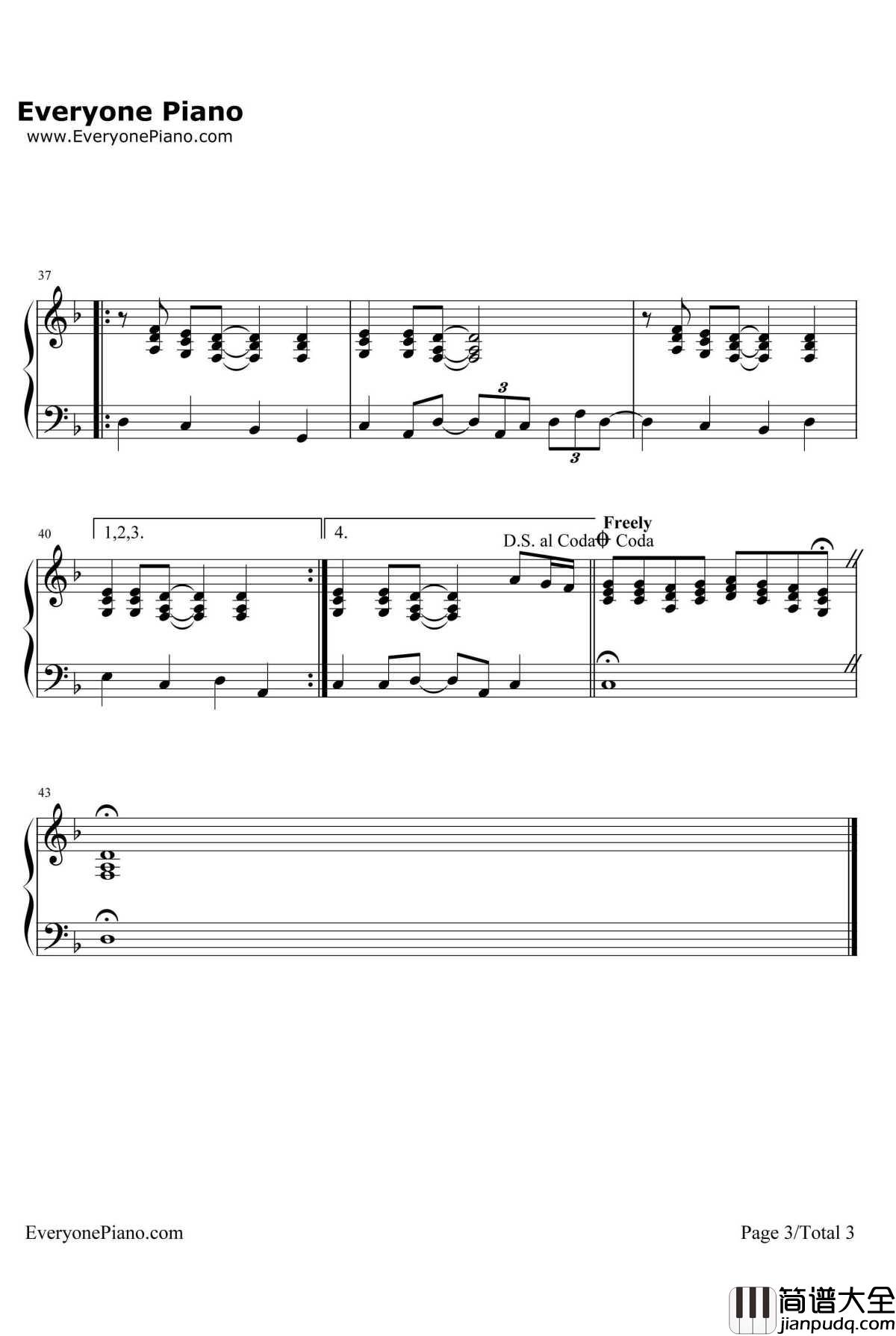 Layla钢琴谱_EricClapton