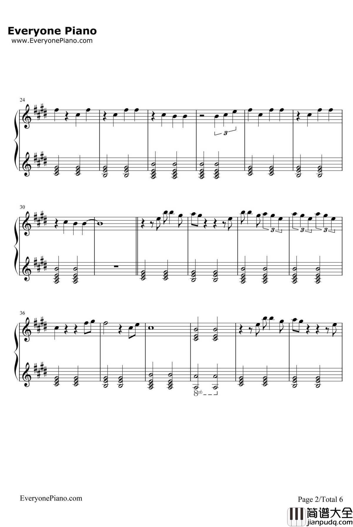 Grand_Piano钢琴谱_NickiMinaj