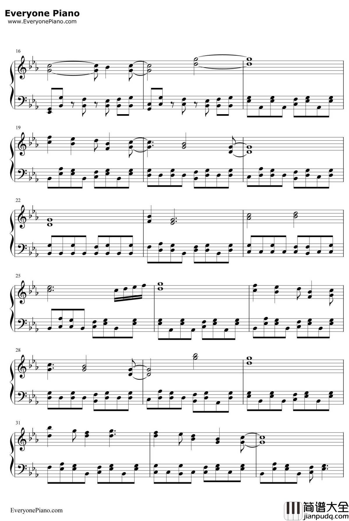 Episode.0钢琴谱_mathru_kanimisoP