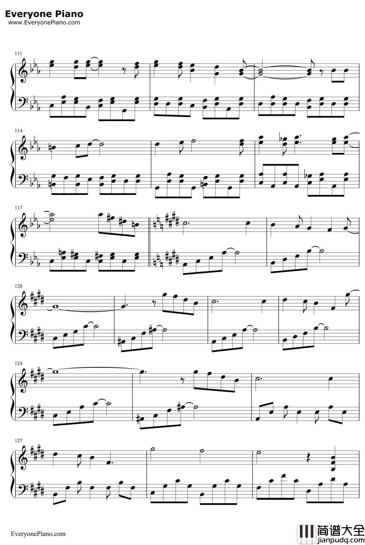 Episode.0钢琴谱_mathru_kanimisoP