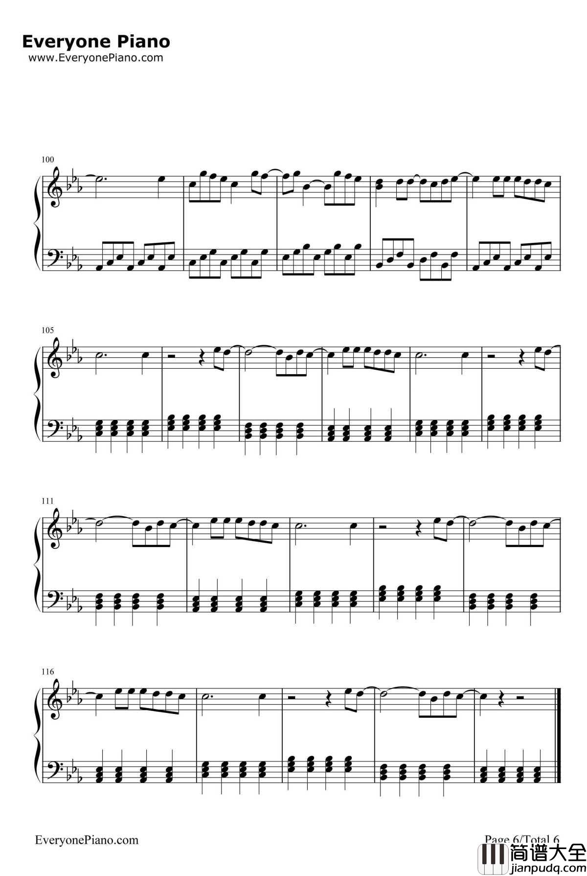 Tonight(I'mLovin'You)钢琴谱_EnriqueIglesias