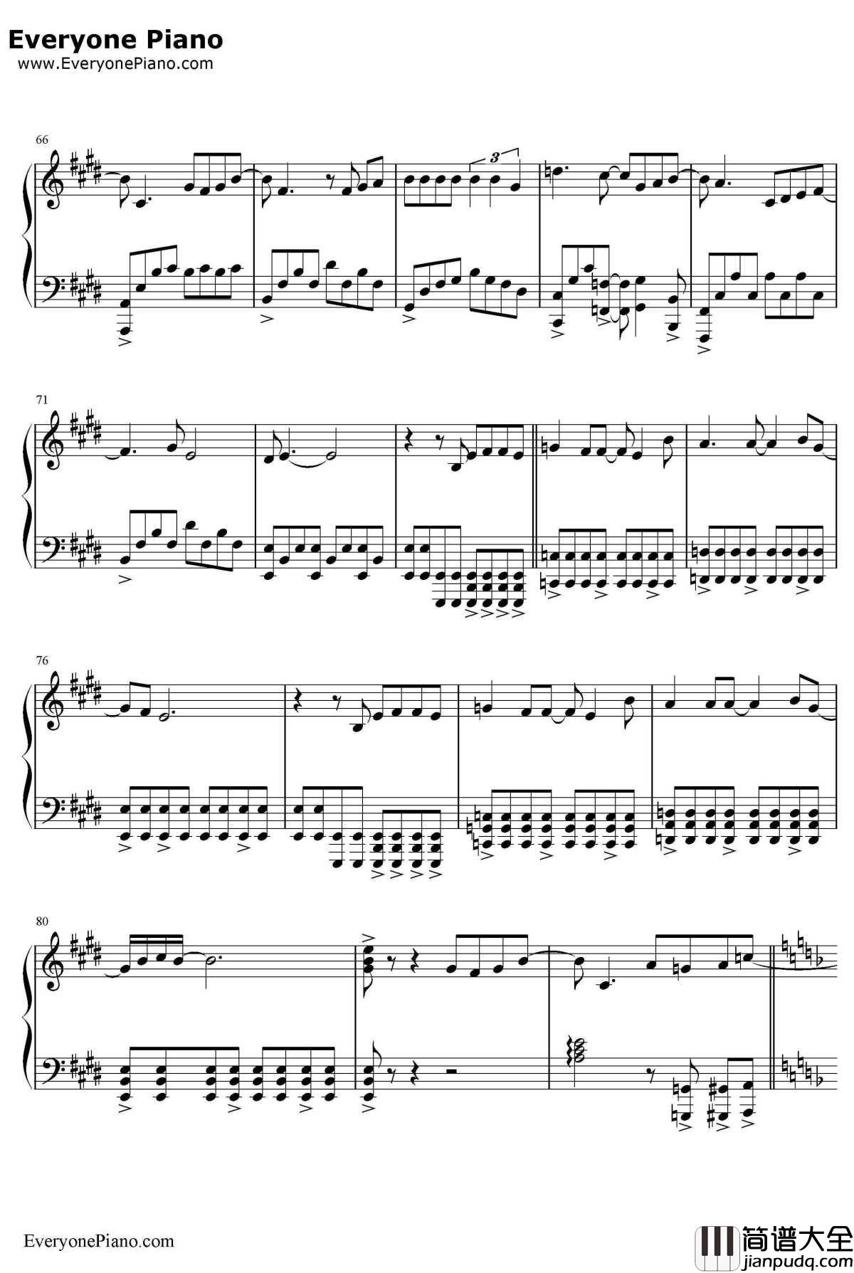 忘记拥抱钢琴谱_A_Lin