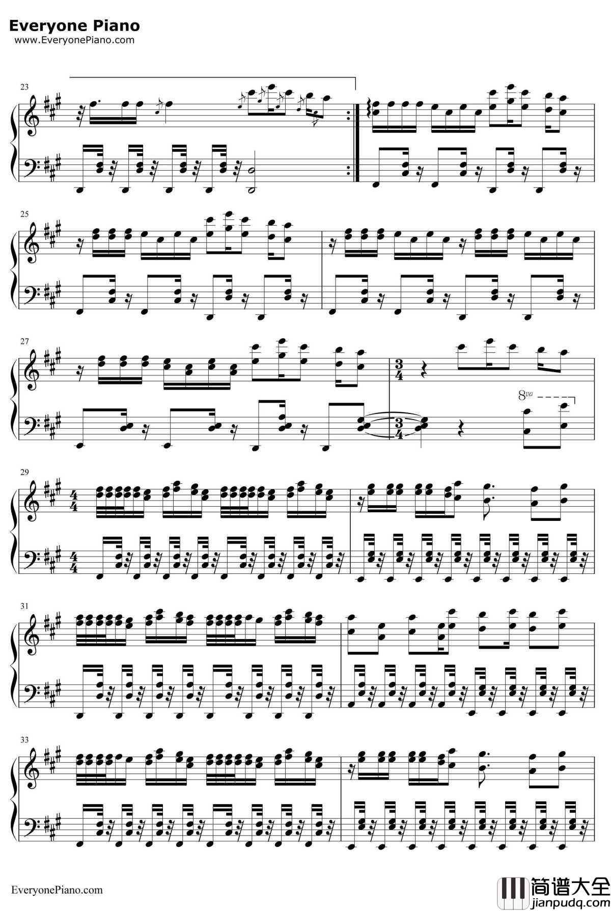 Lovey_Dovey钢琴谱_T_ara