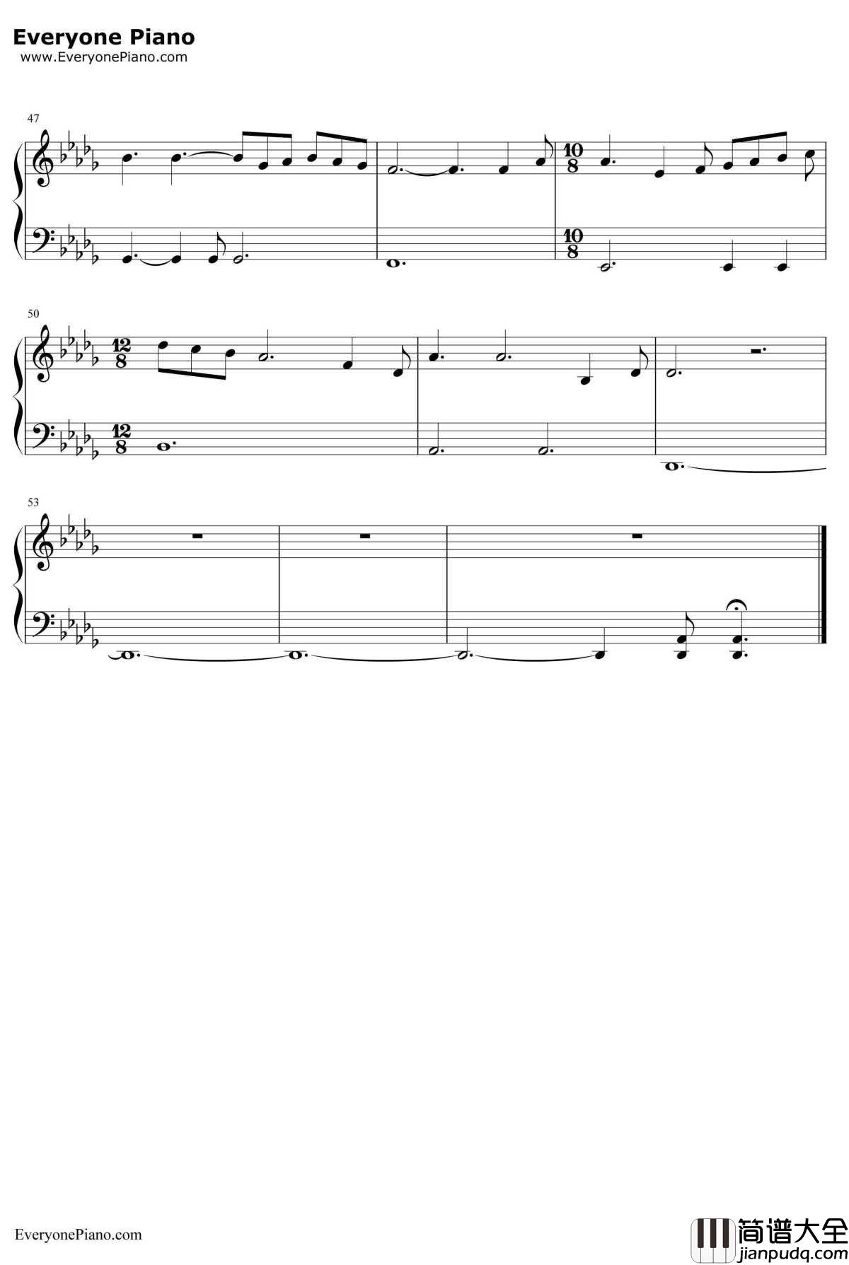 Memory钢琴谱_Grizabella_Cats插曲