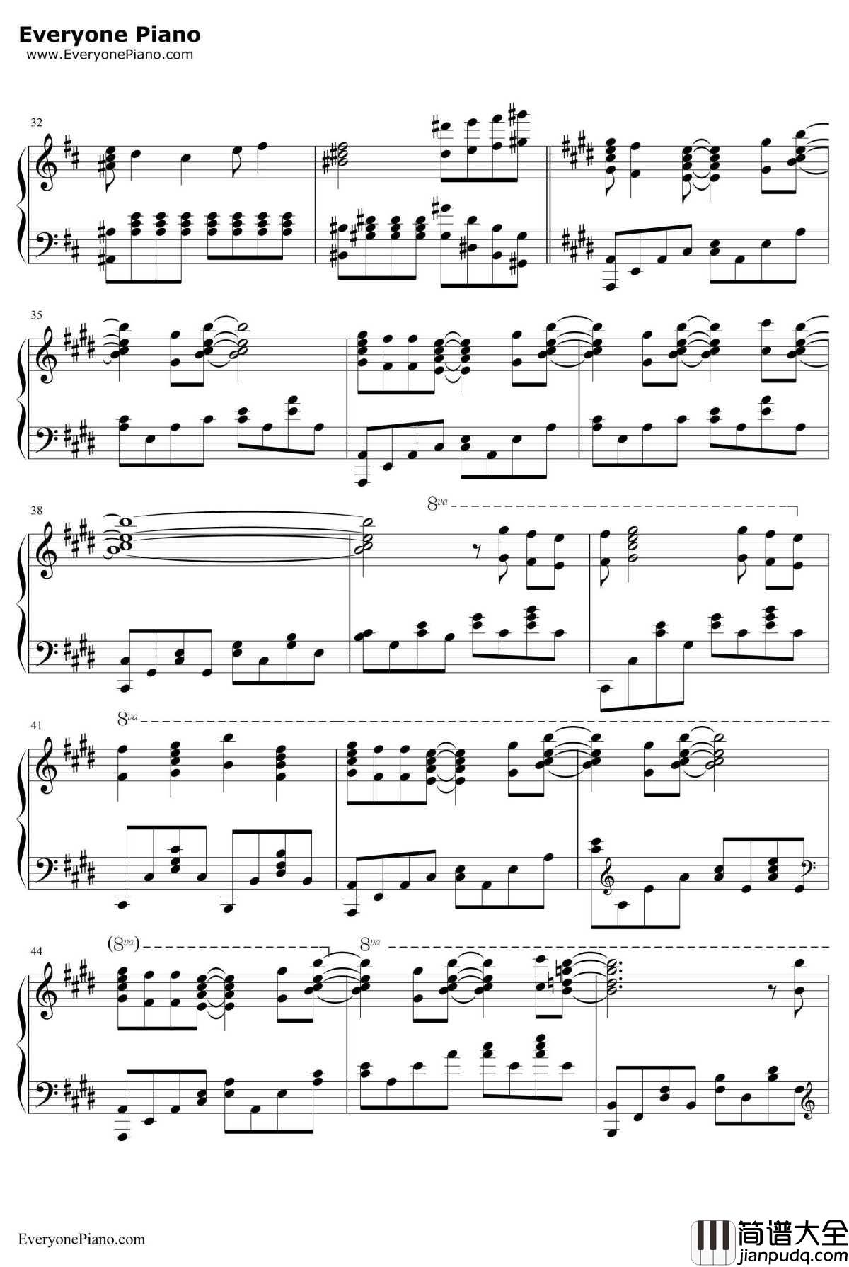 My_Sou_lYour_Beats钢琴谱_Lia_AngelBeatsOP