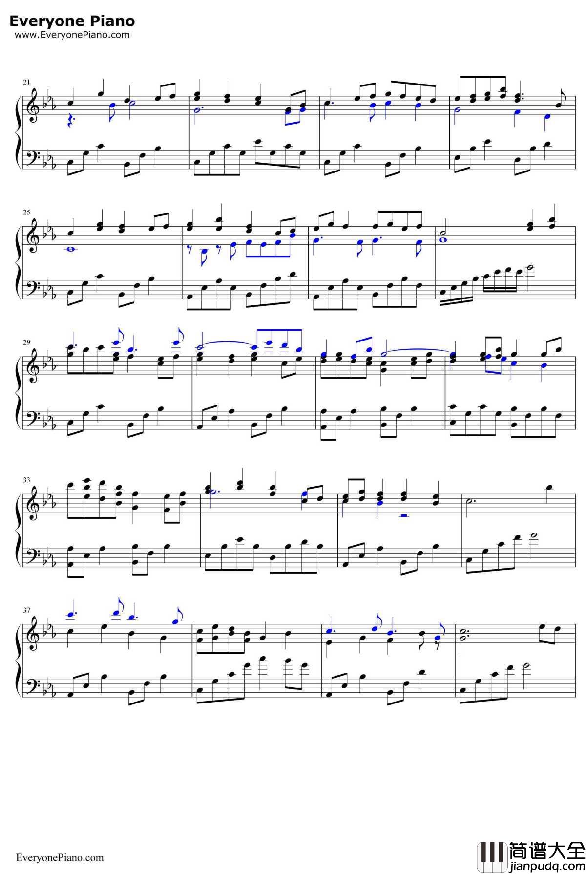 忆红莲钢琴谱_洛天依