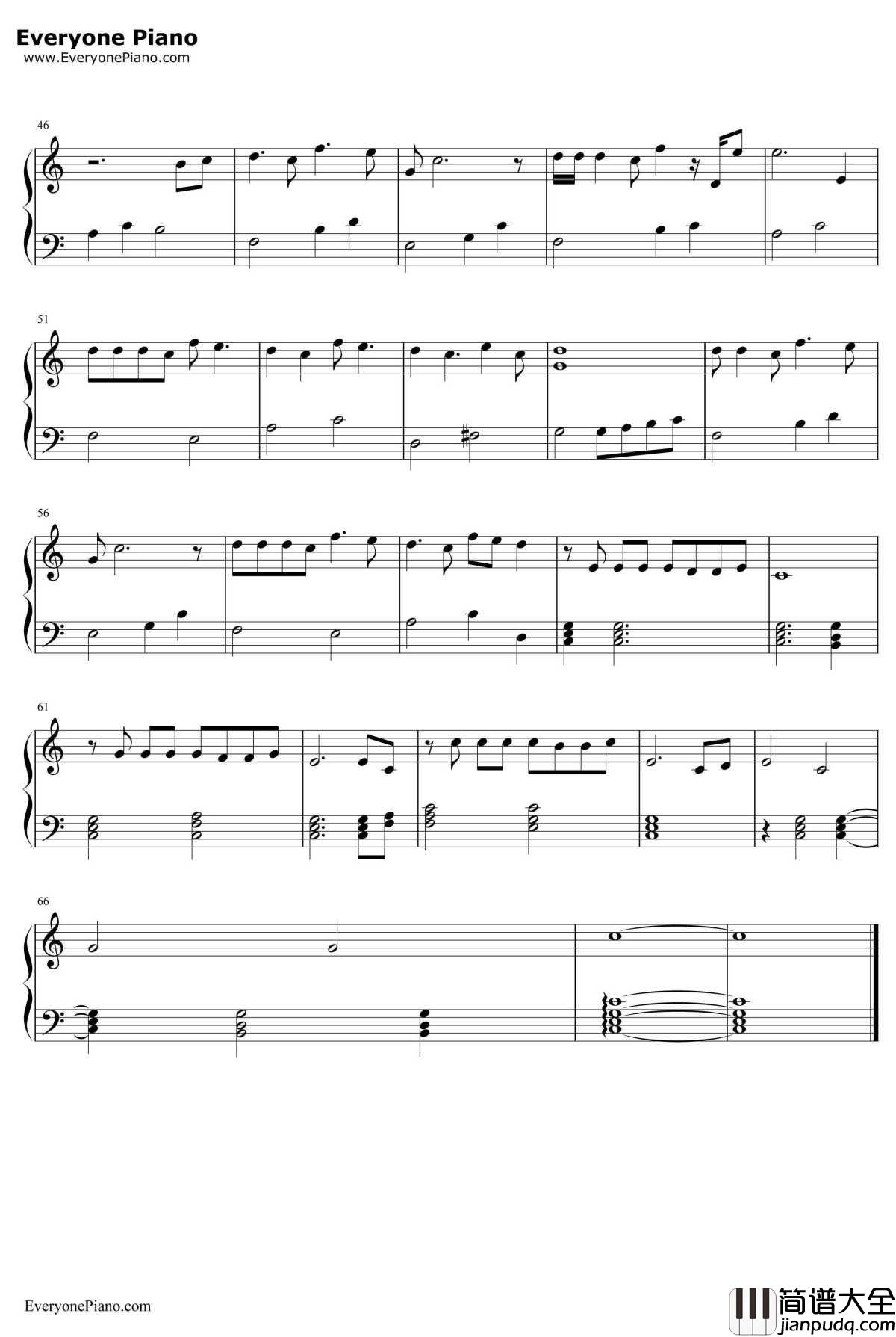 Evermore钢琴谱_AlanMenken_美女与野兽OST