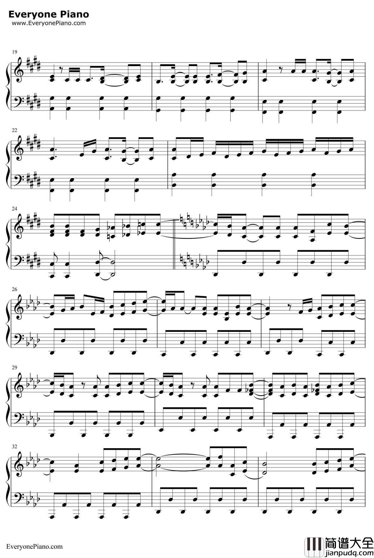 好日子钢琴谱_李知恩(IU)