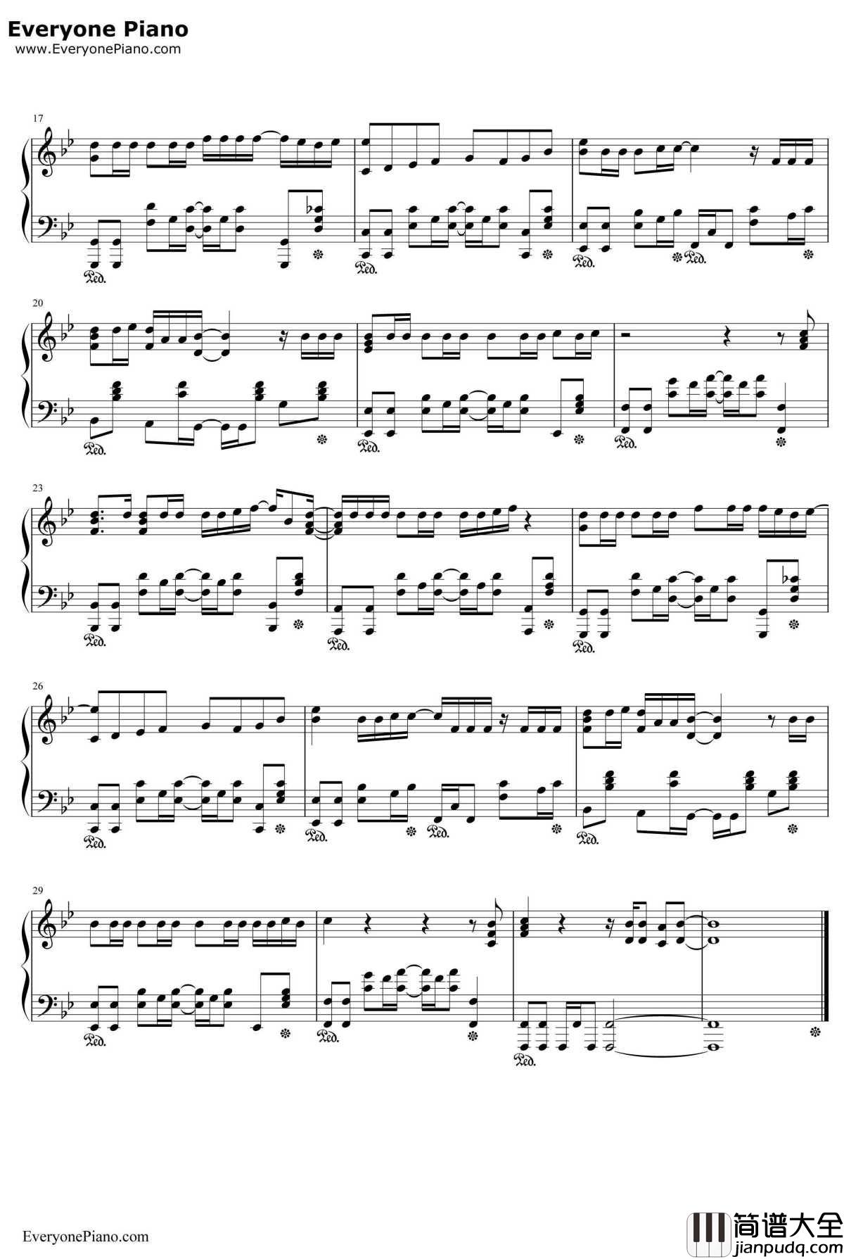 眠り姫钢琴谱_SEKAINOOWARI世界末日_SEKAINOOWARI