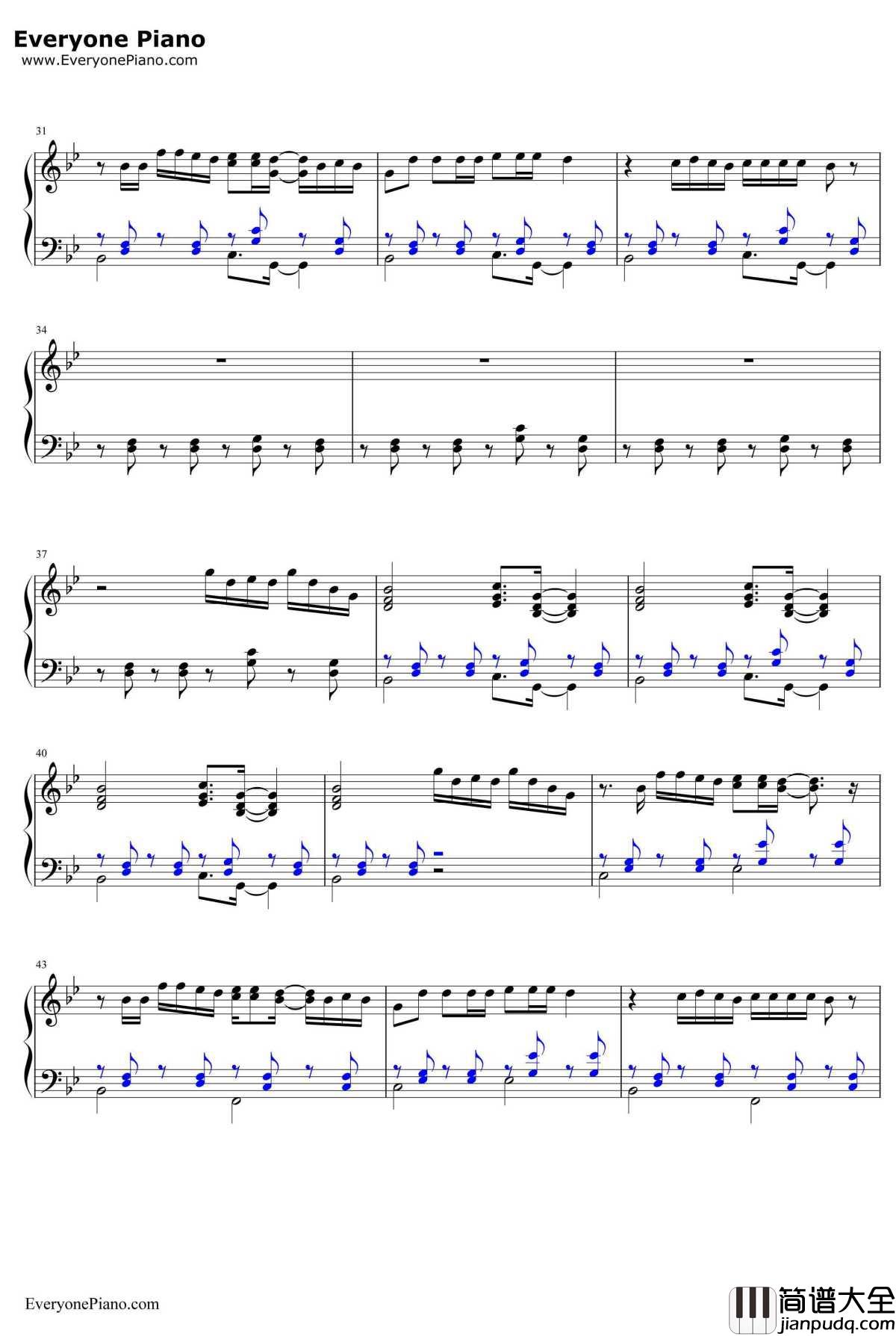 Girl_at_Coachella钢琴谱_Matoma