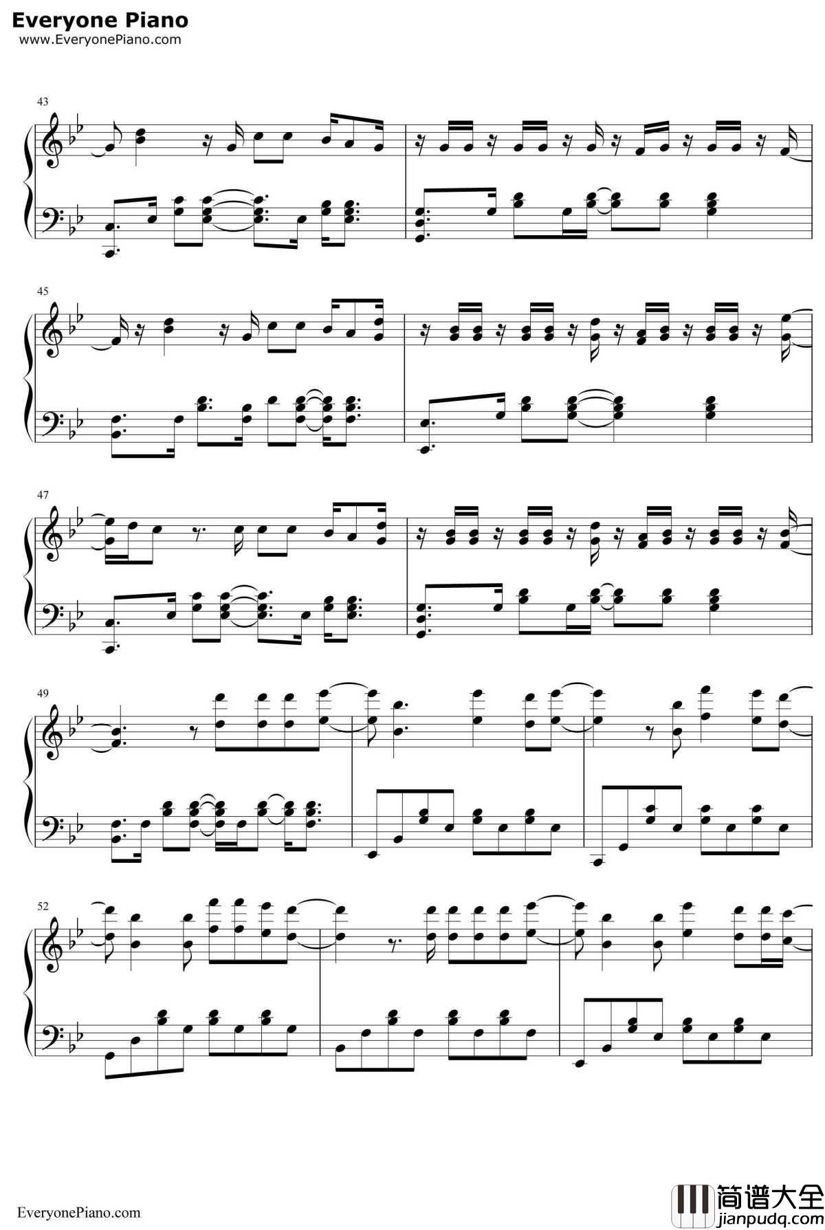 The_Heart_Wants_What_It_Wants钢琴谱_SelenaGomez